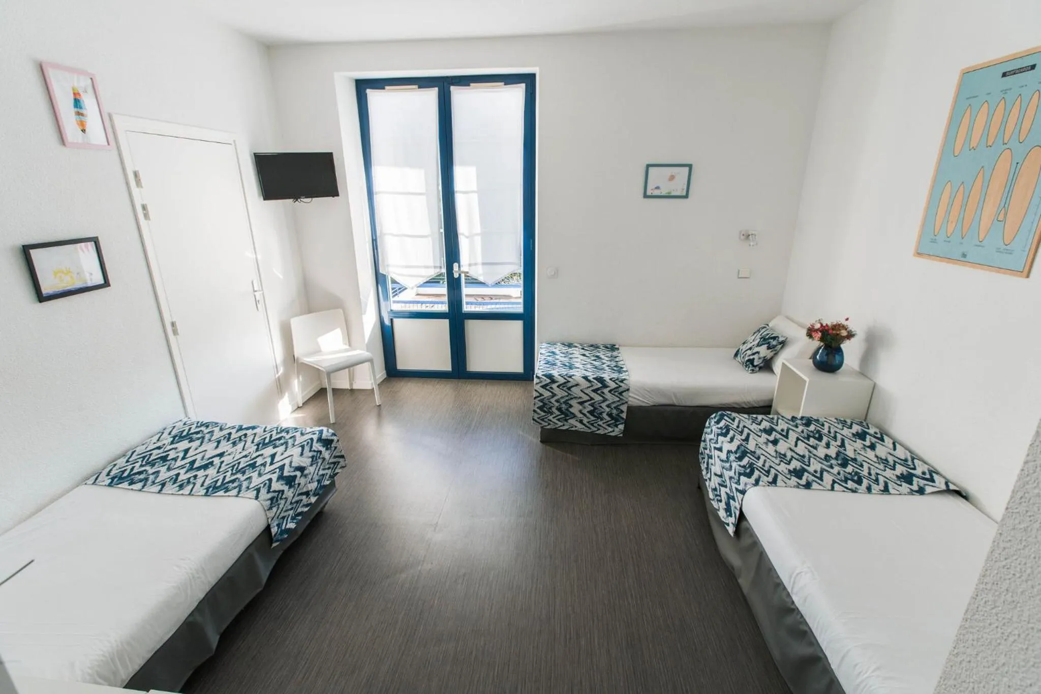 Bed in Hotel Mercedes