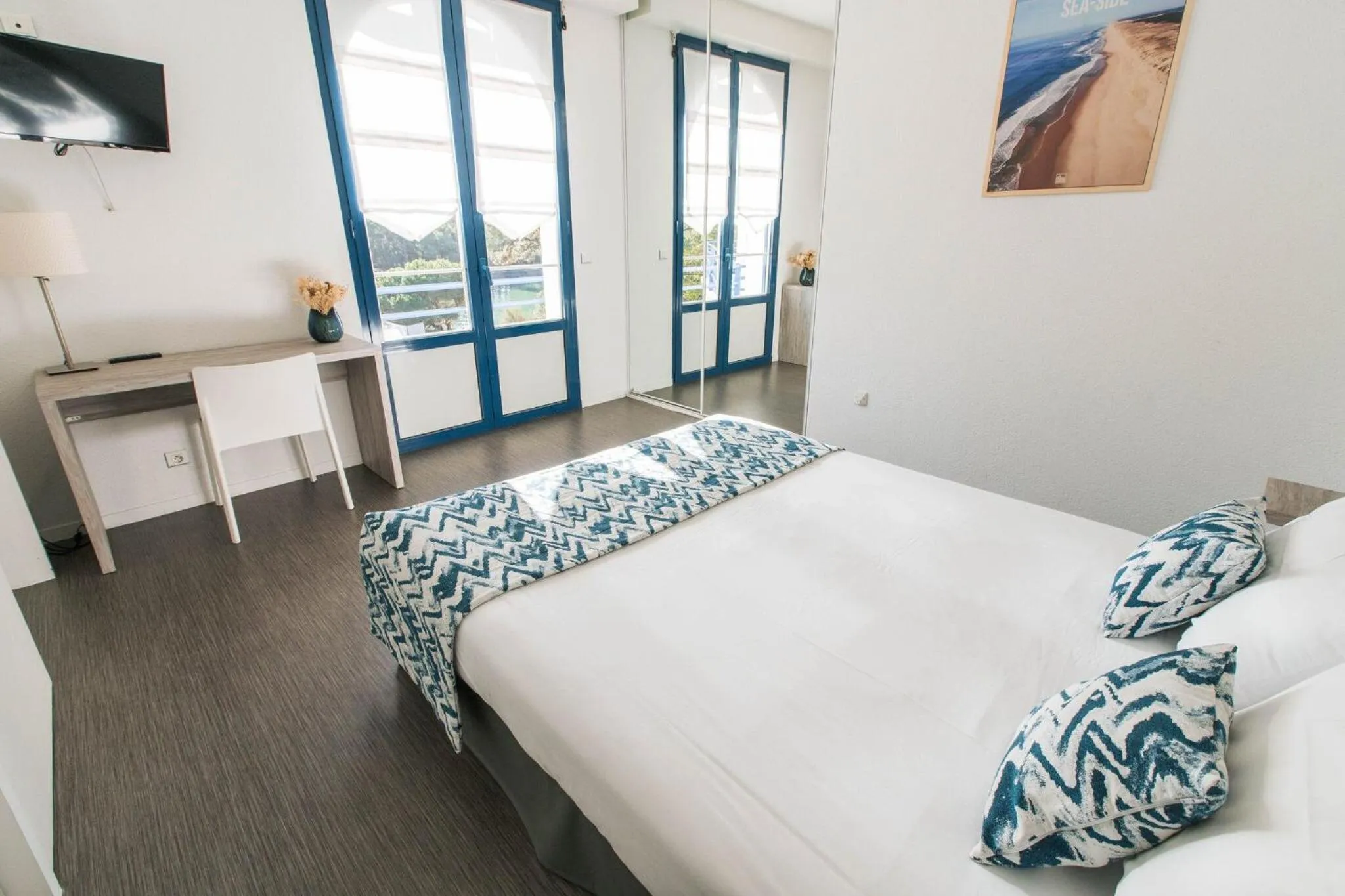 Bed in Hotel Mercedes