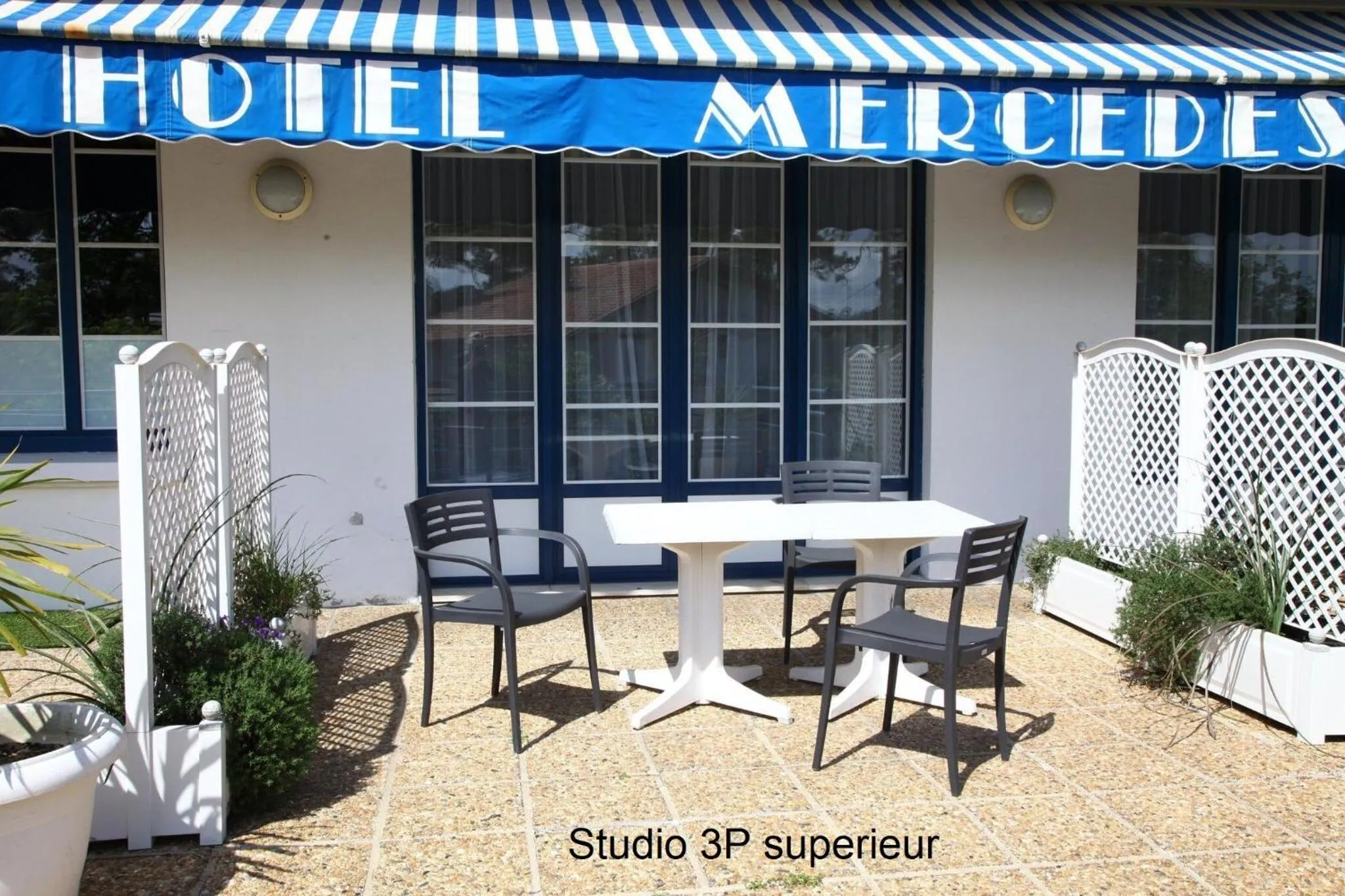 Patio in Hotel Mercedes