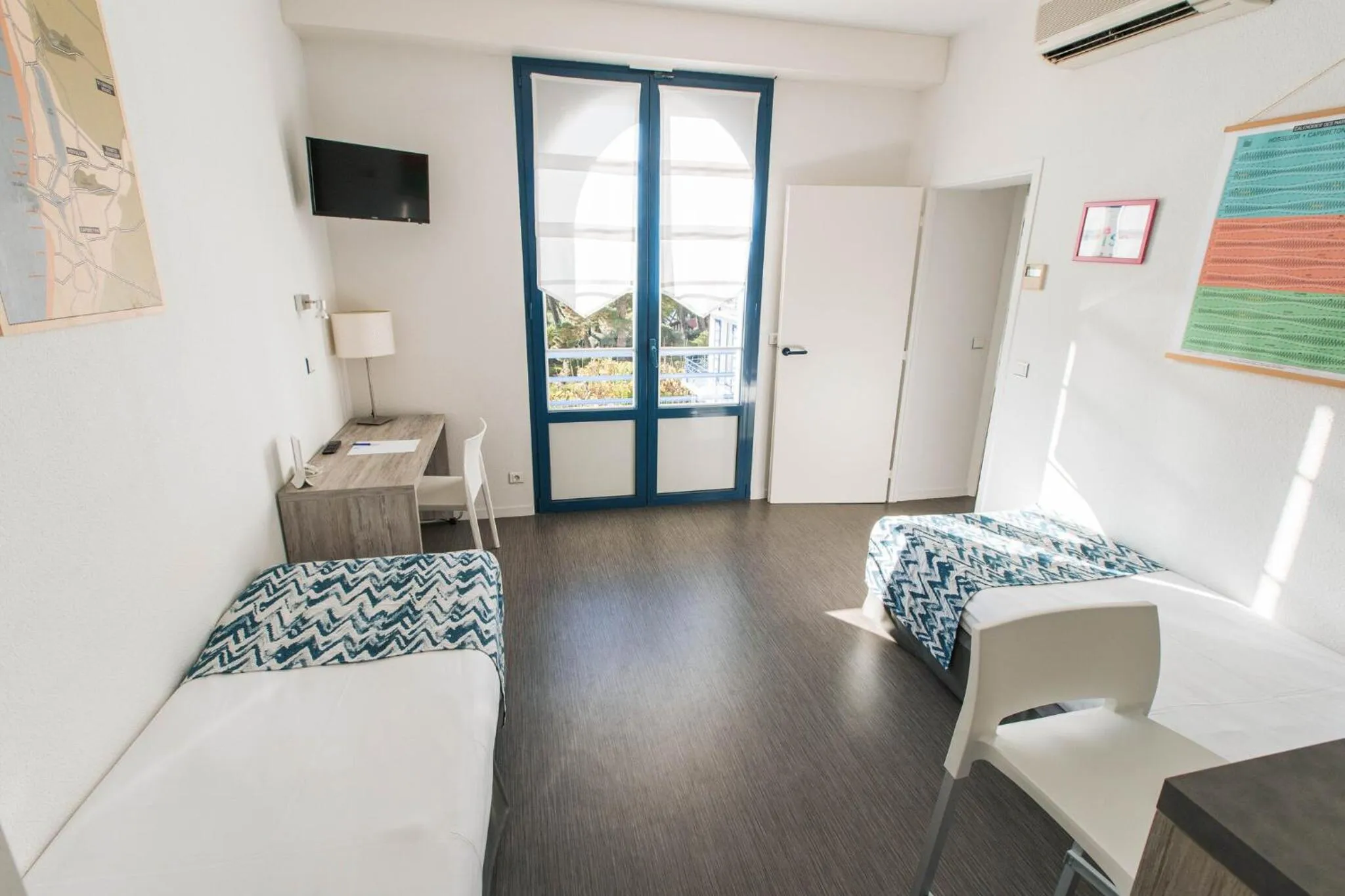 Bed in Hotel Mercedes