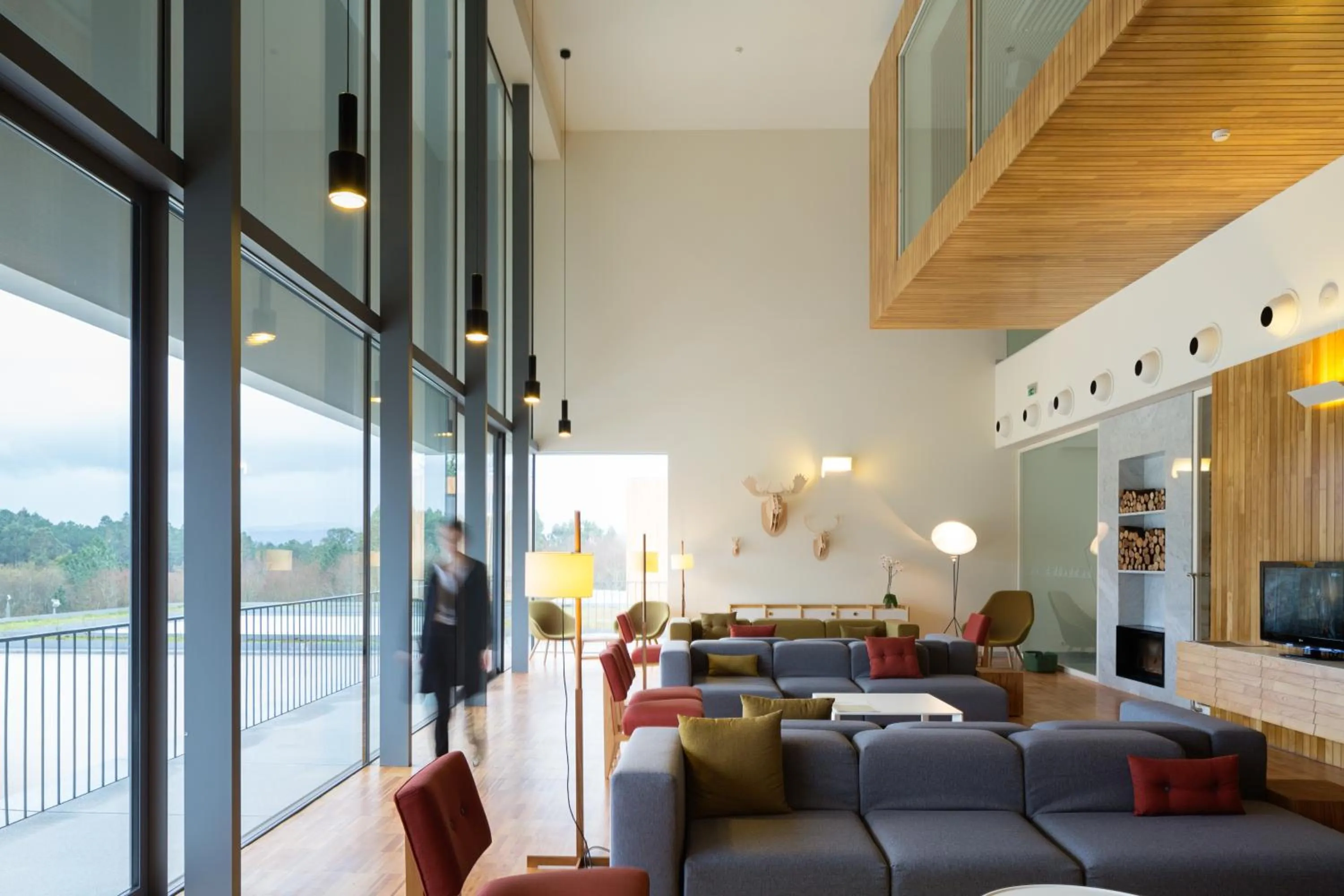 Communal lounge/ TV room in Hotel Minho