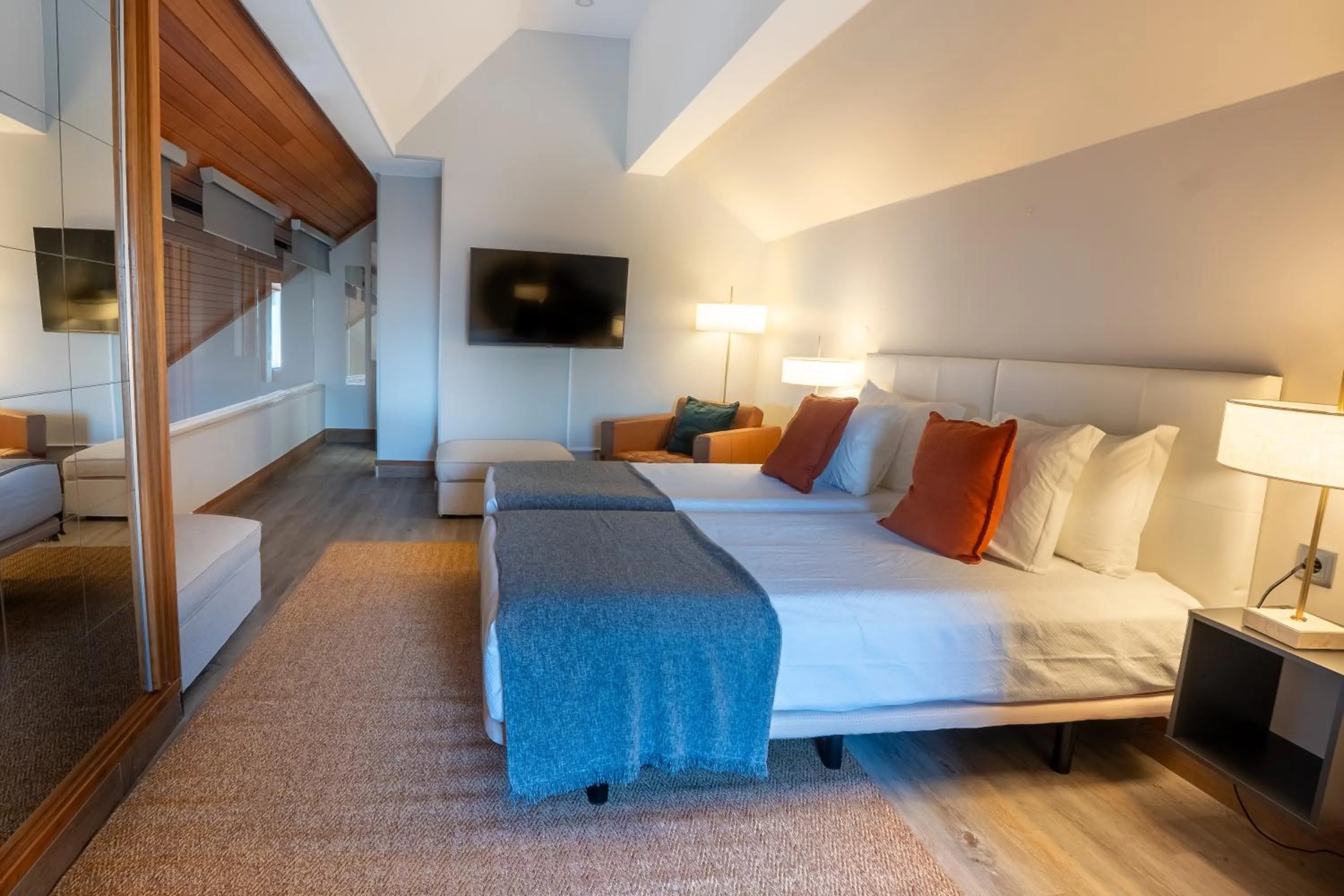 Bed in Hotel Solar Palmeiras