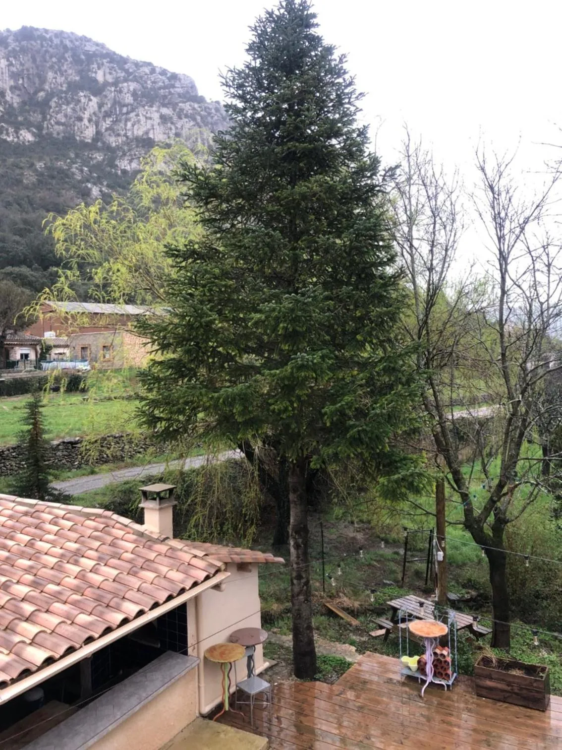 Garden view in Auberge De La Vallee