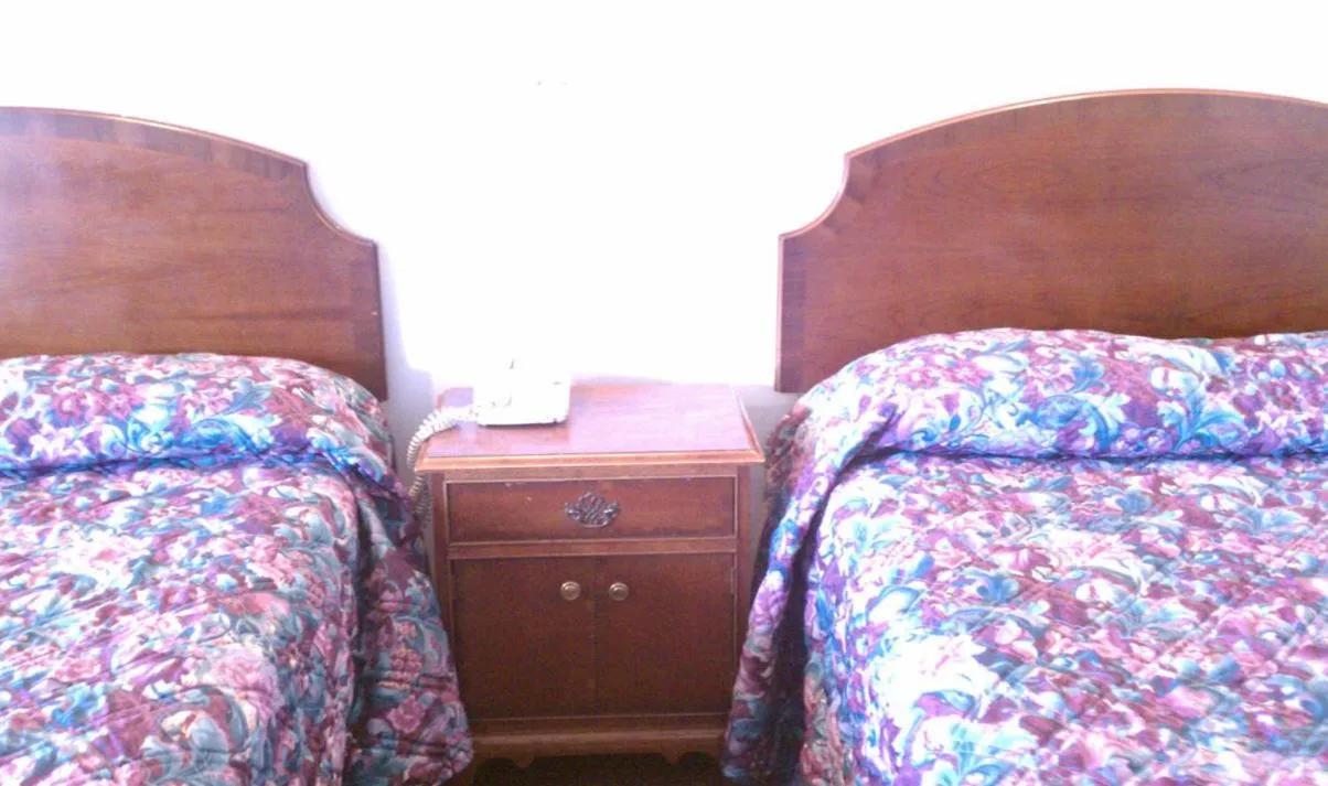 Decorative detail, Bed in Valley Motel Pittsburgh