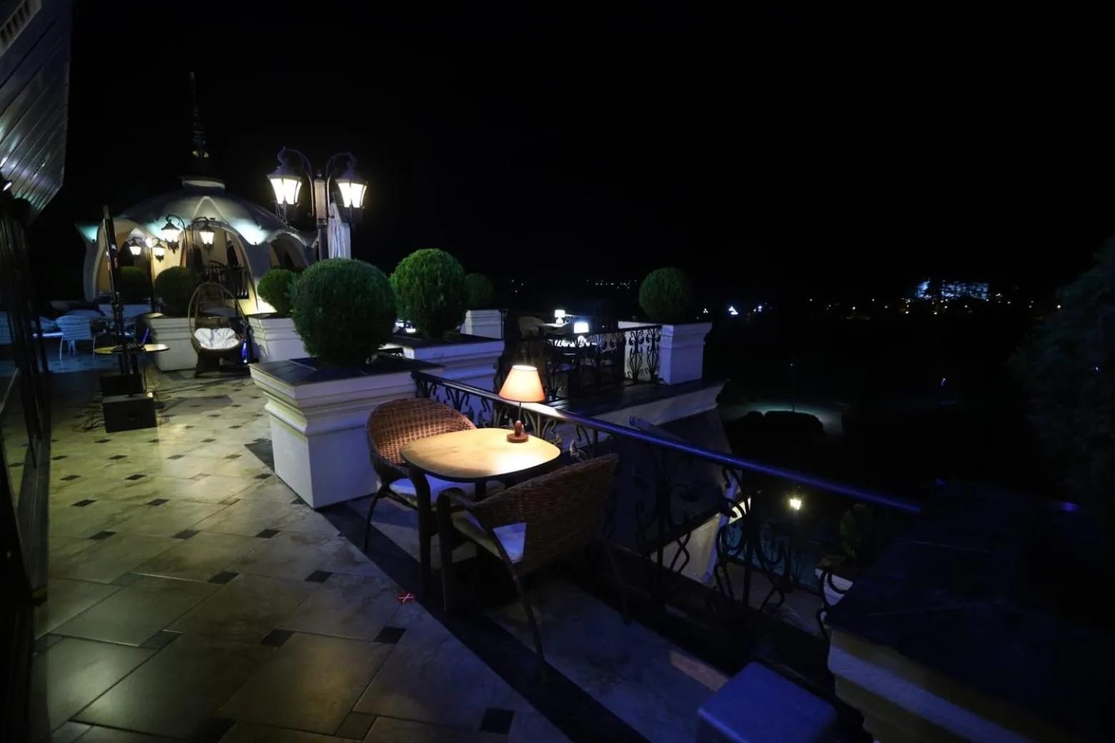 Patio in Garden Palace