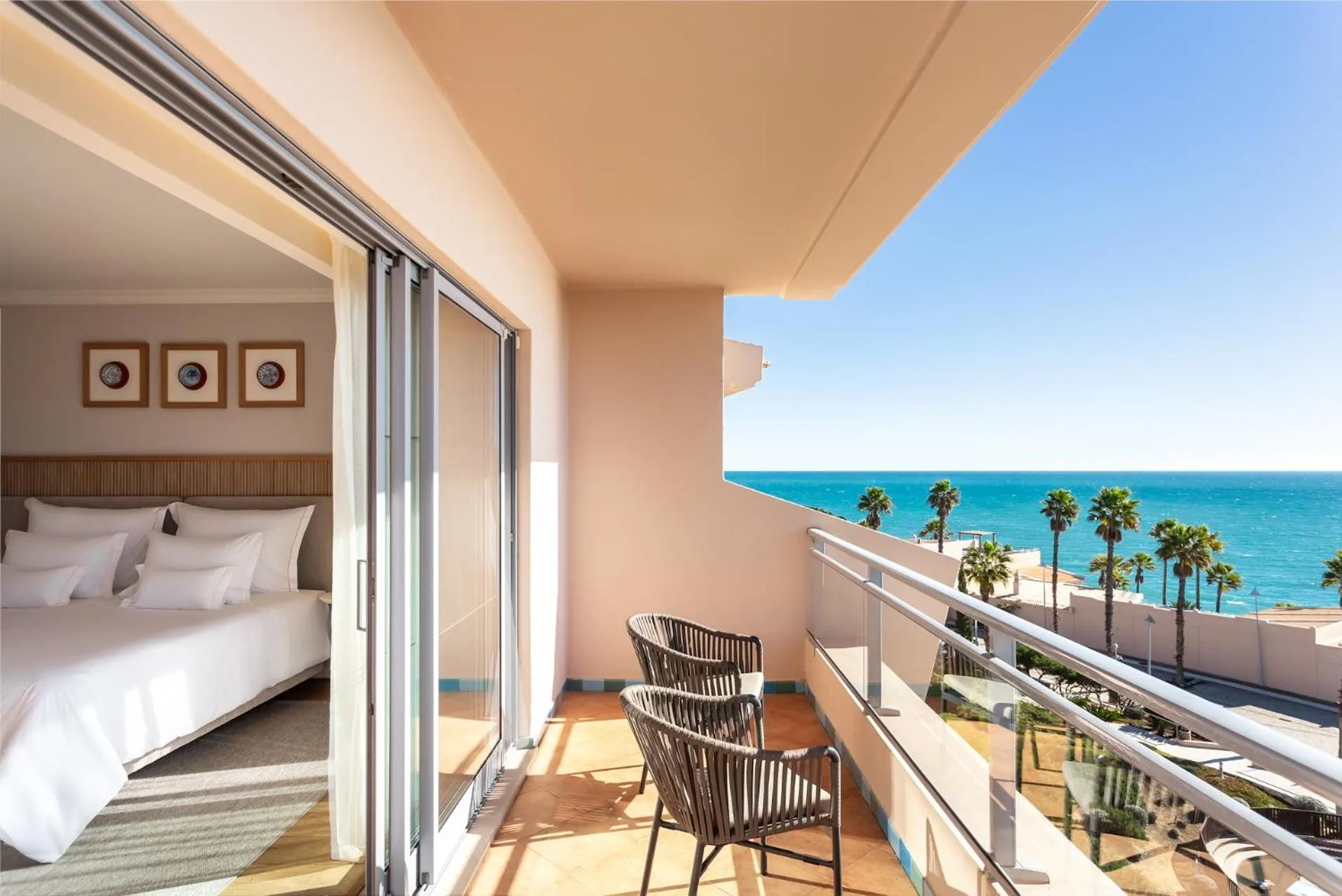 Sea view, Bed in Grande Real Santa Eulalia Resort & Hotel Spa