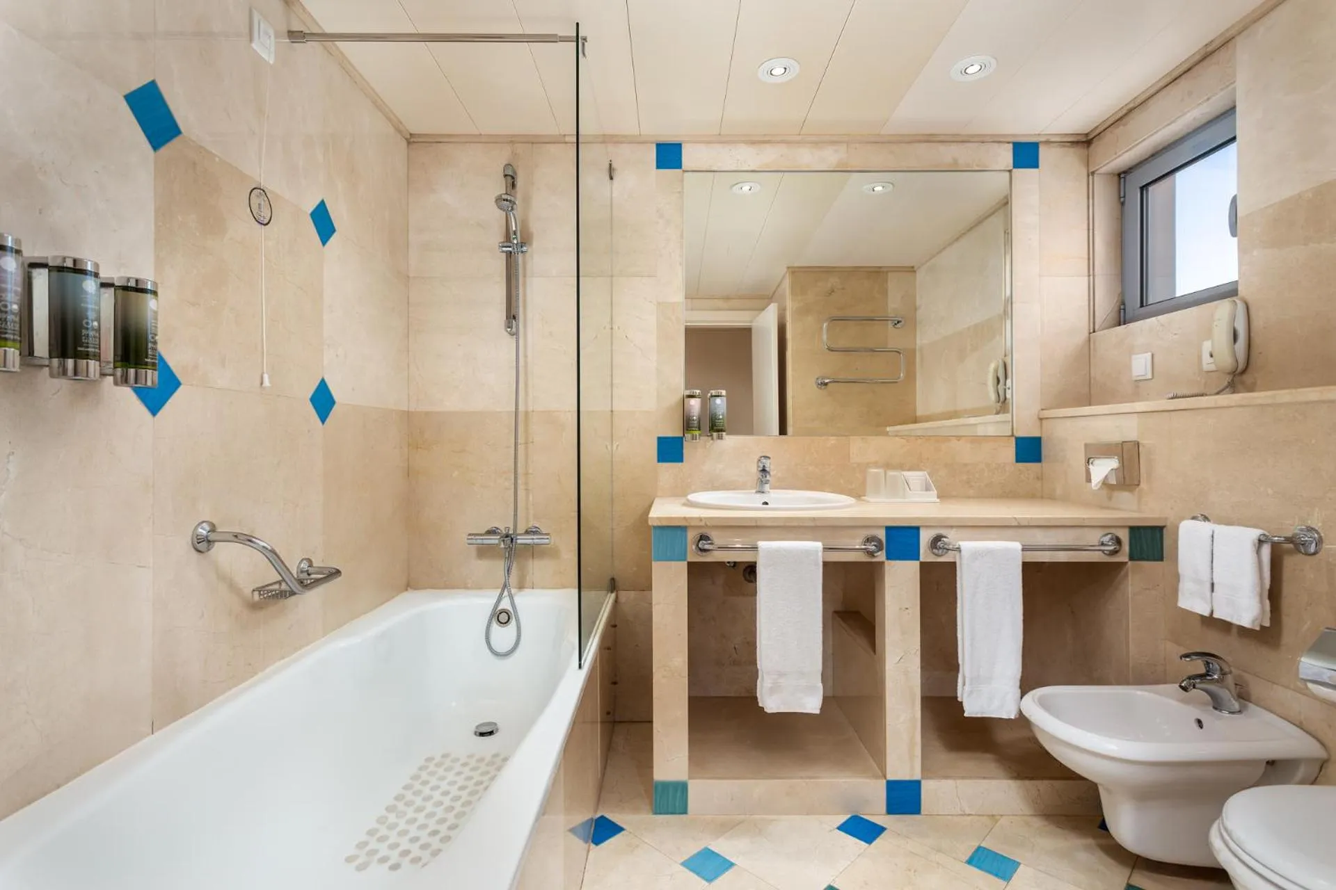 Shower in Grande Real Santa Eulalia Resort & Hotel Spa