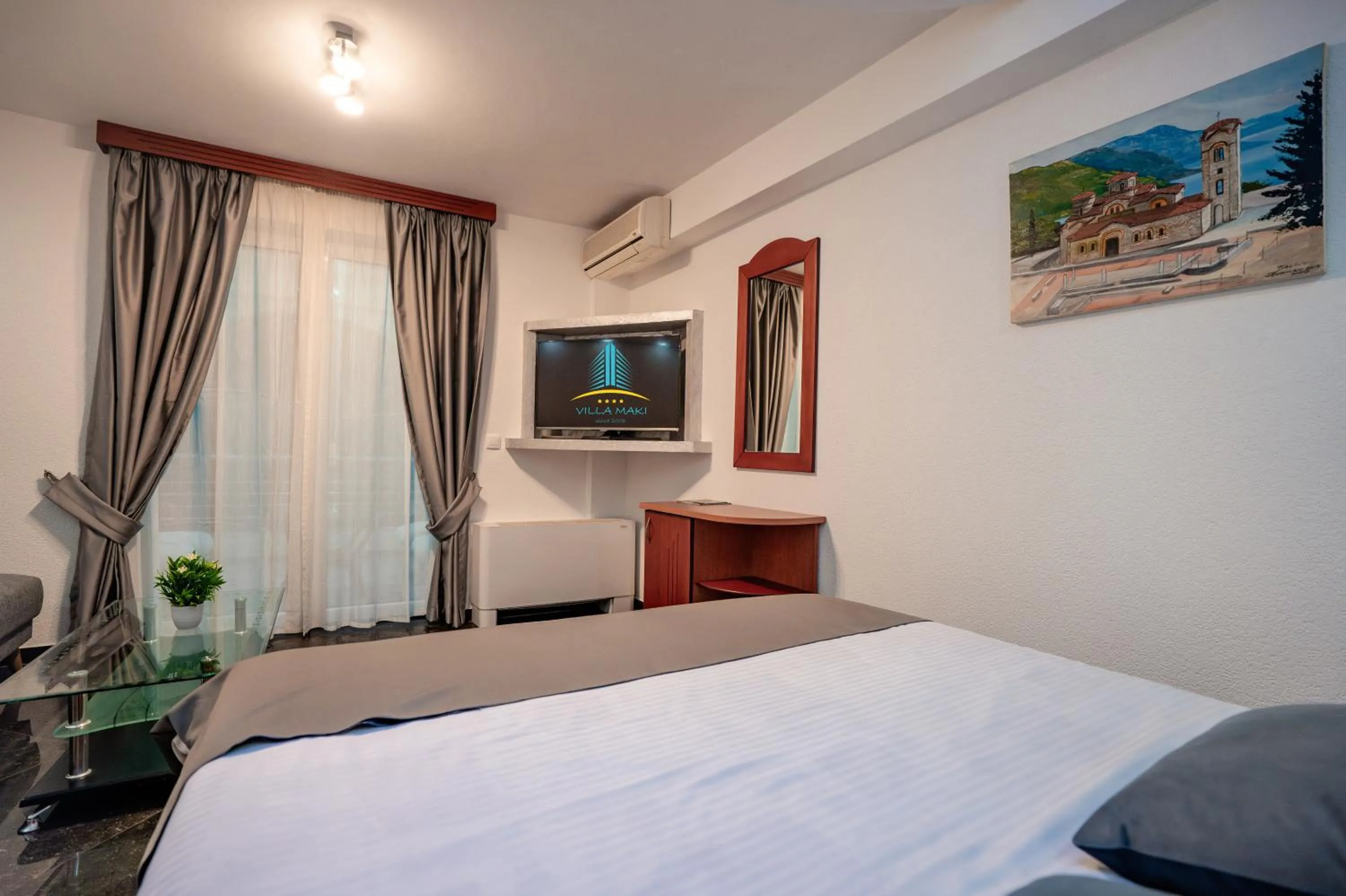 Bed in Villa Maki