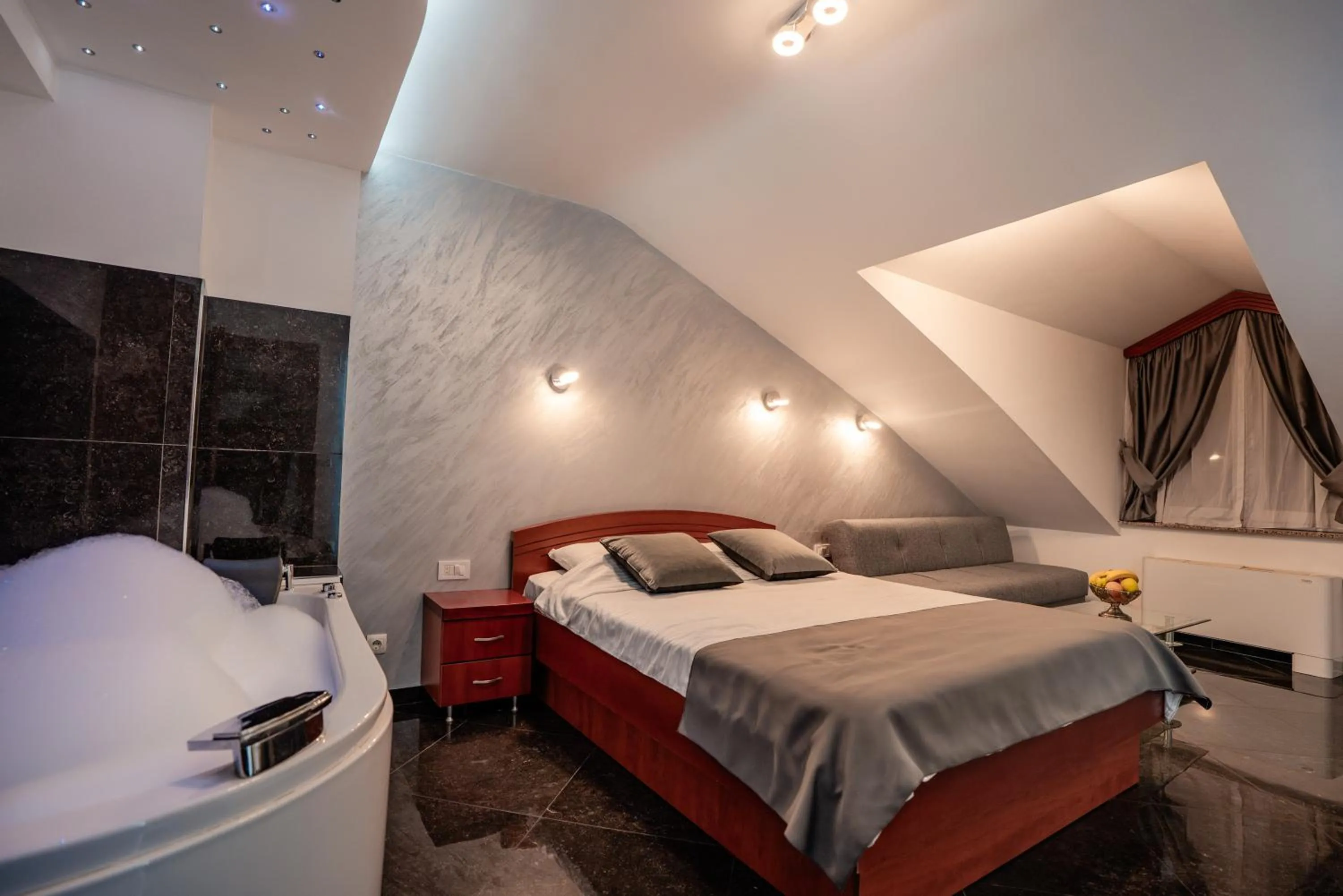 Bed in Villa Maki