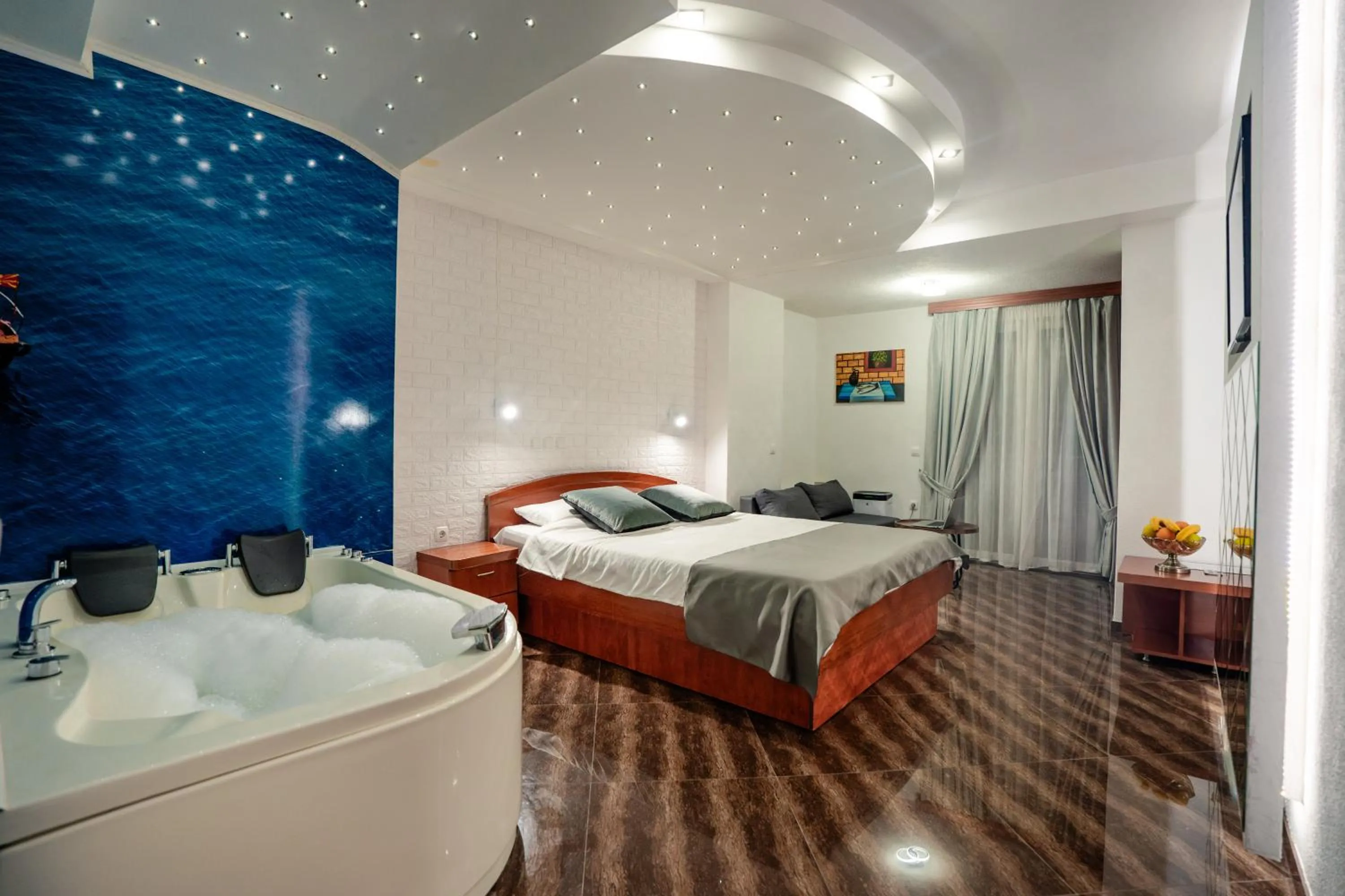 Bed in Villa Maki