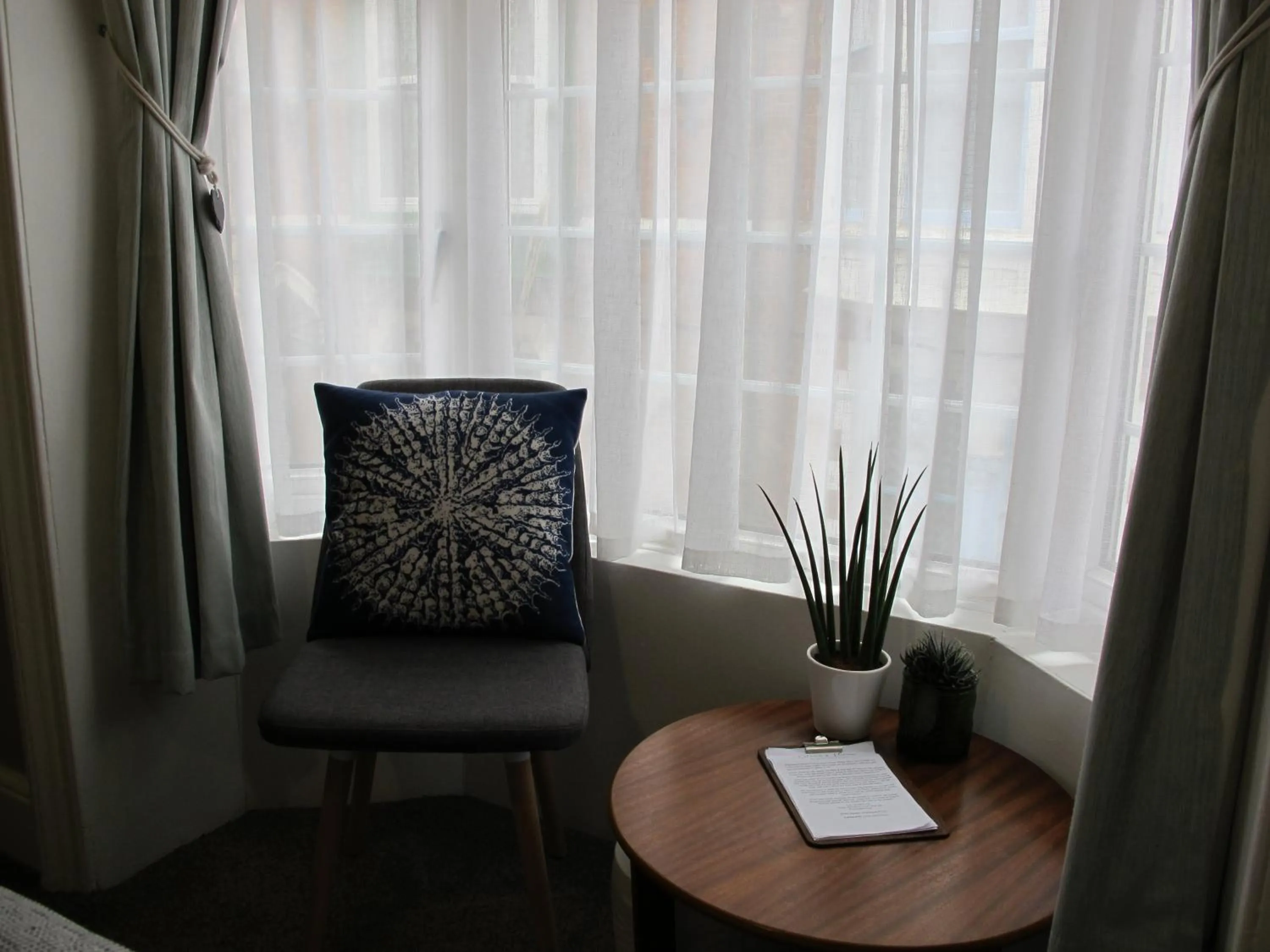 Seating area in Stone's Throw Guest House