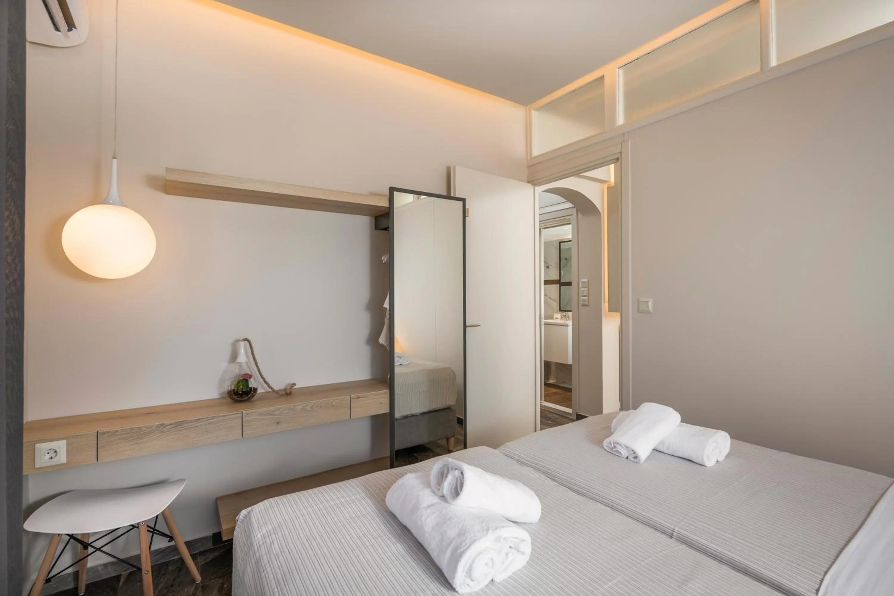 Photo of the whole room, Bed in Sun Ray Luxury Apartments