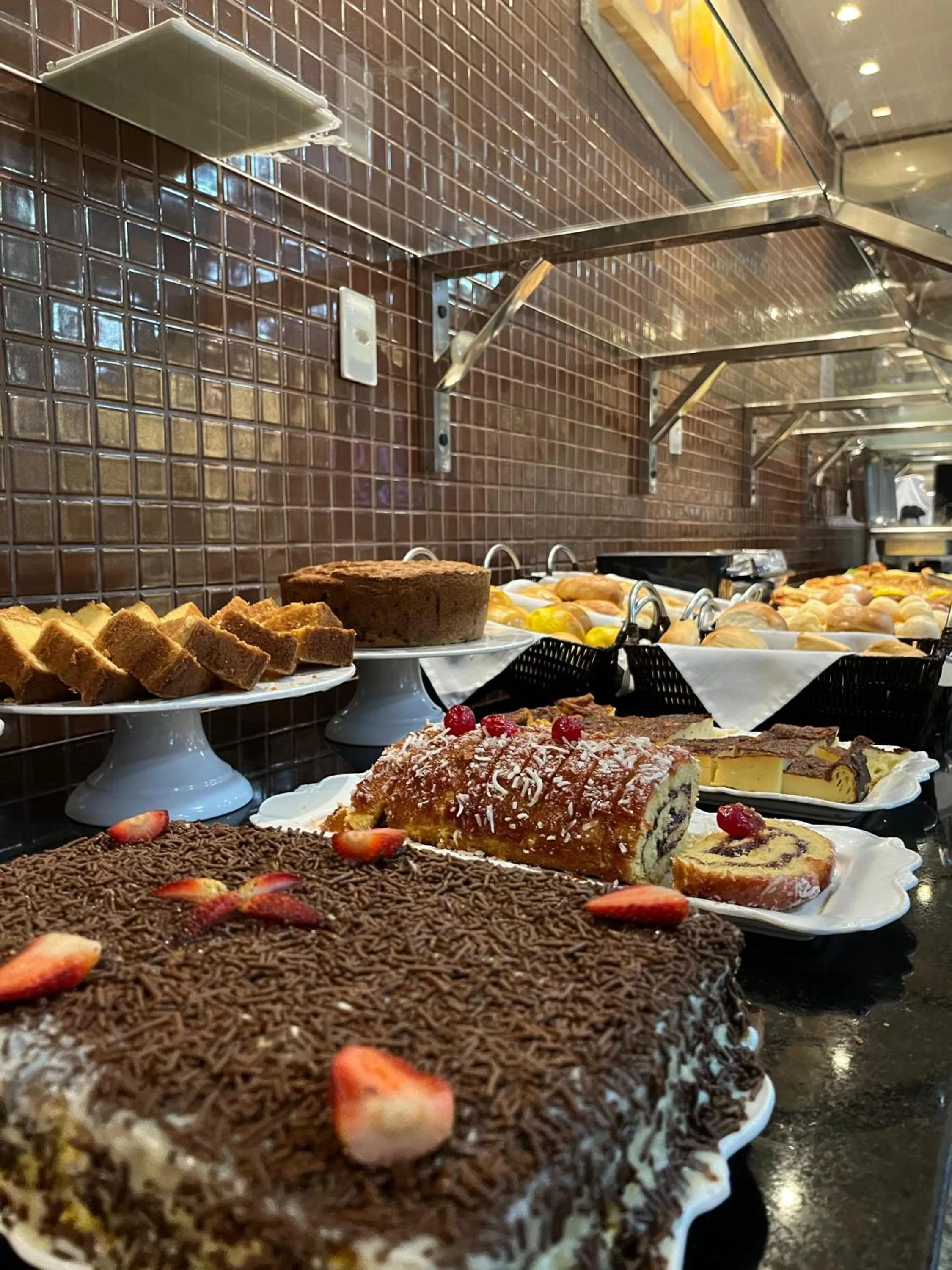 Buffet breakfast in Vitoria Palace Hotel