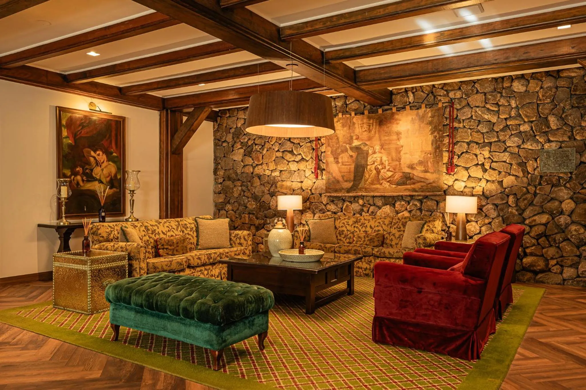 Lobby or reception in Serrazul Hotel