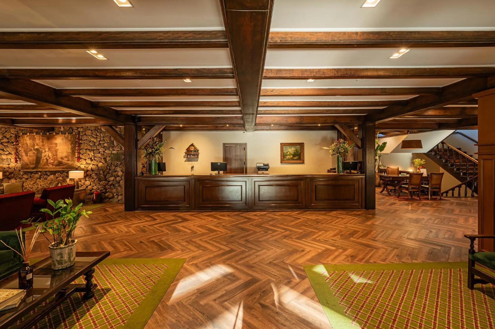 Lobby or reception in Serrazul Hotel