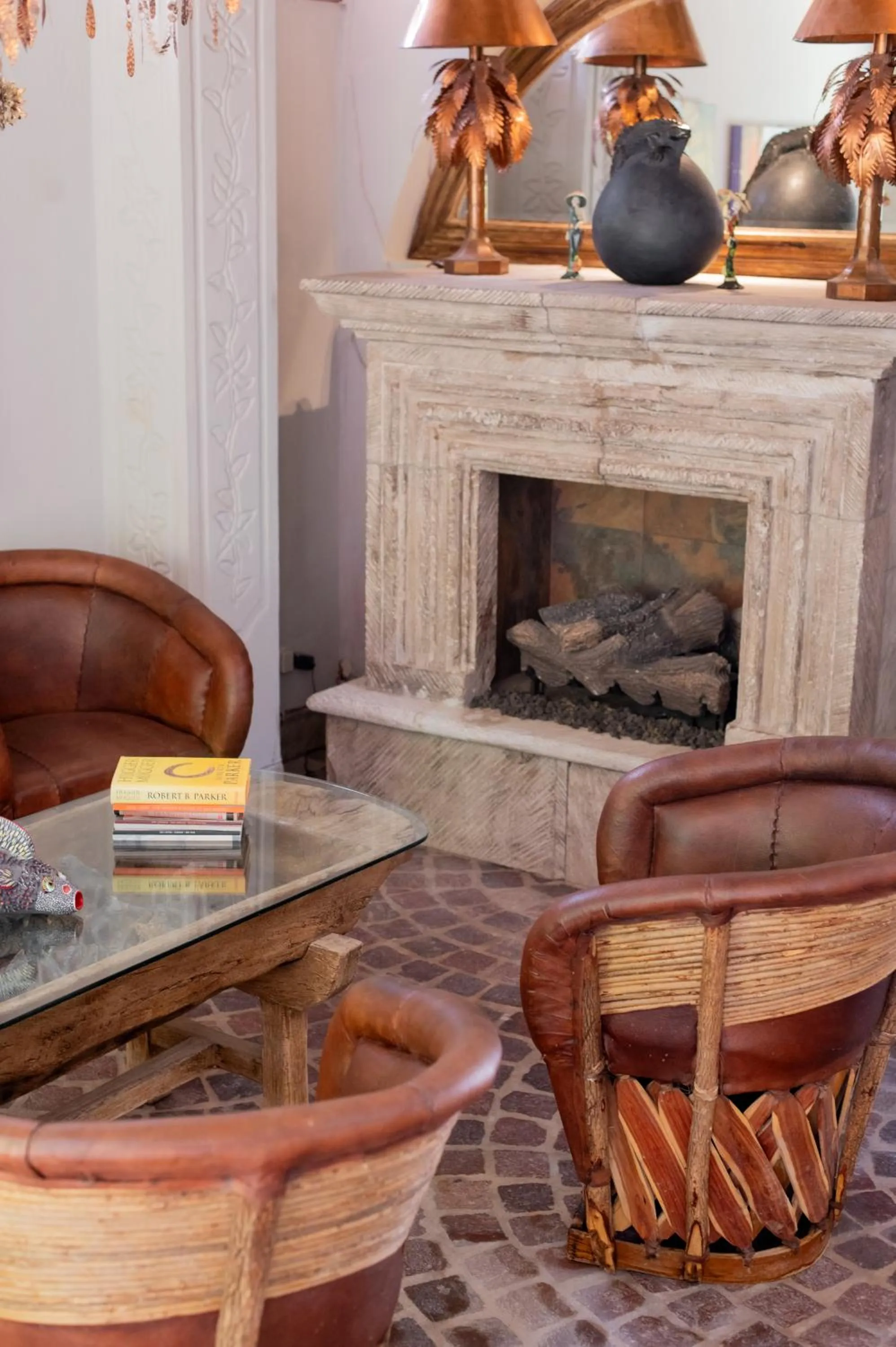 Seating area in Casa Sollano 34