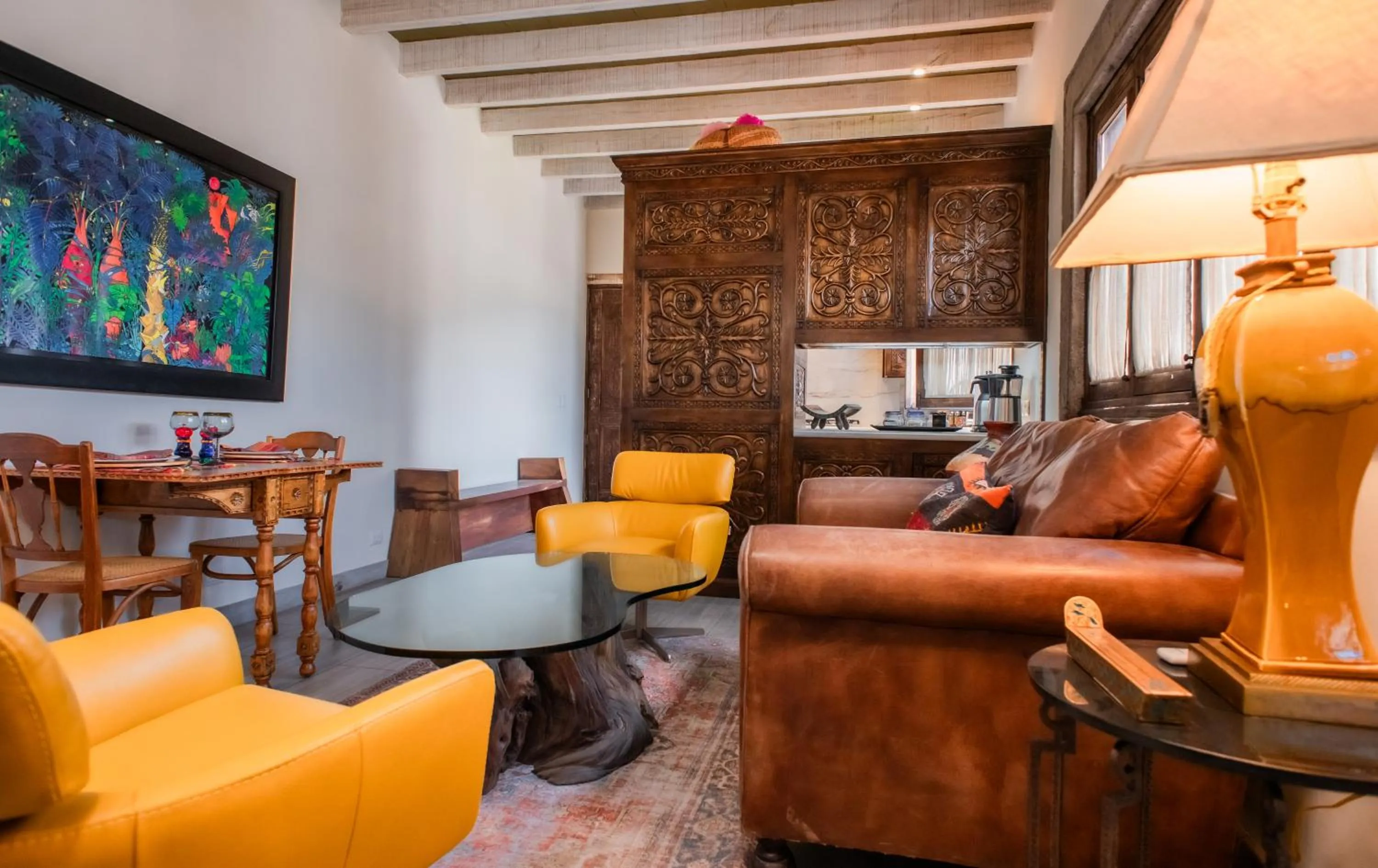 Living room in Casa Sollano 34