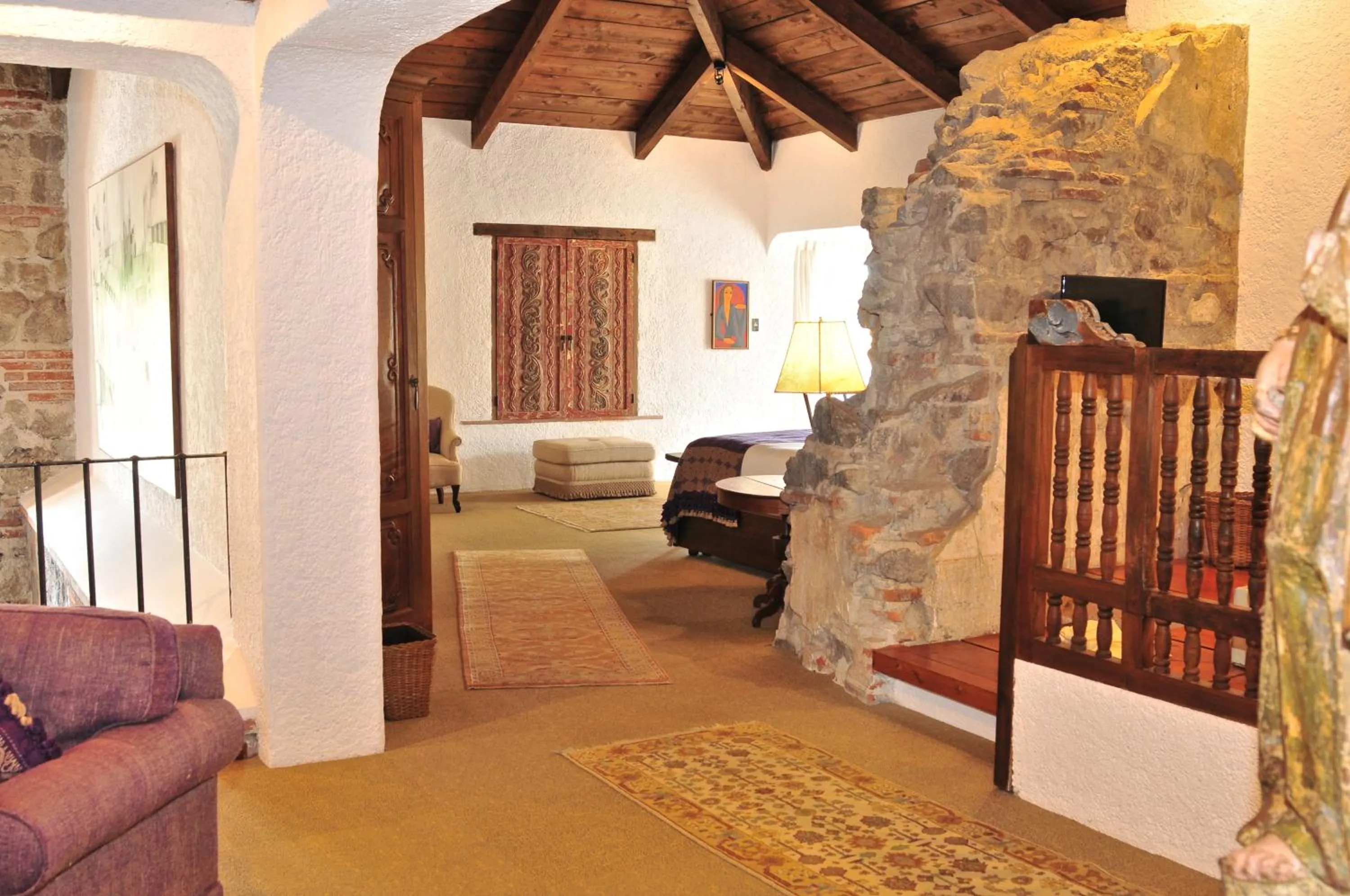 Seating area, Bed in Hotel Museo Spa Casa Santo Domingo