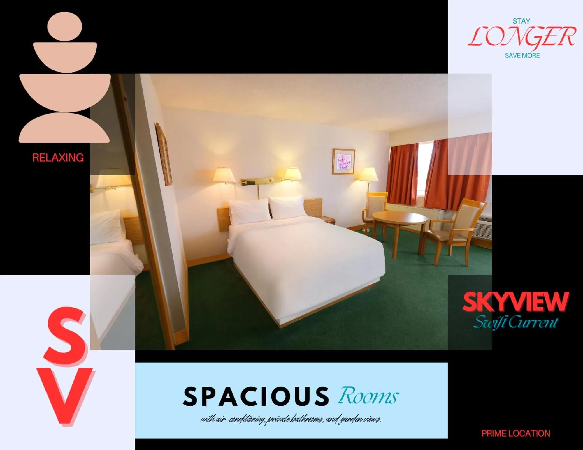 Photo of the whole room in SkyView Swift Current