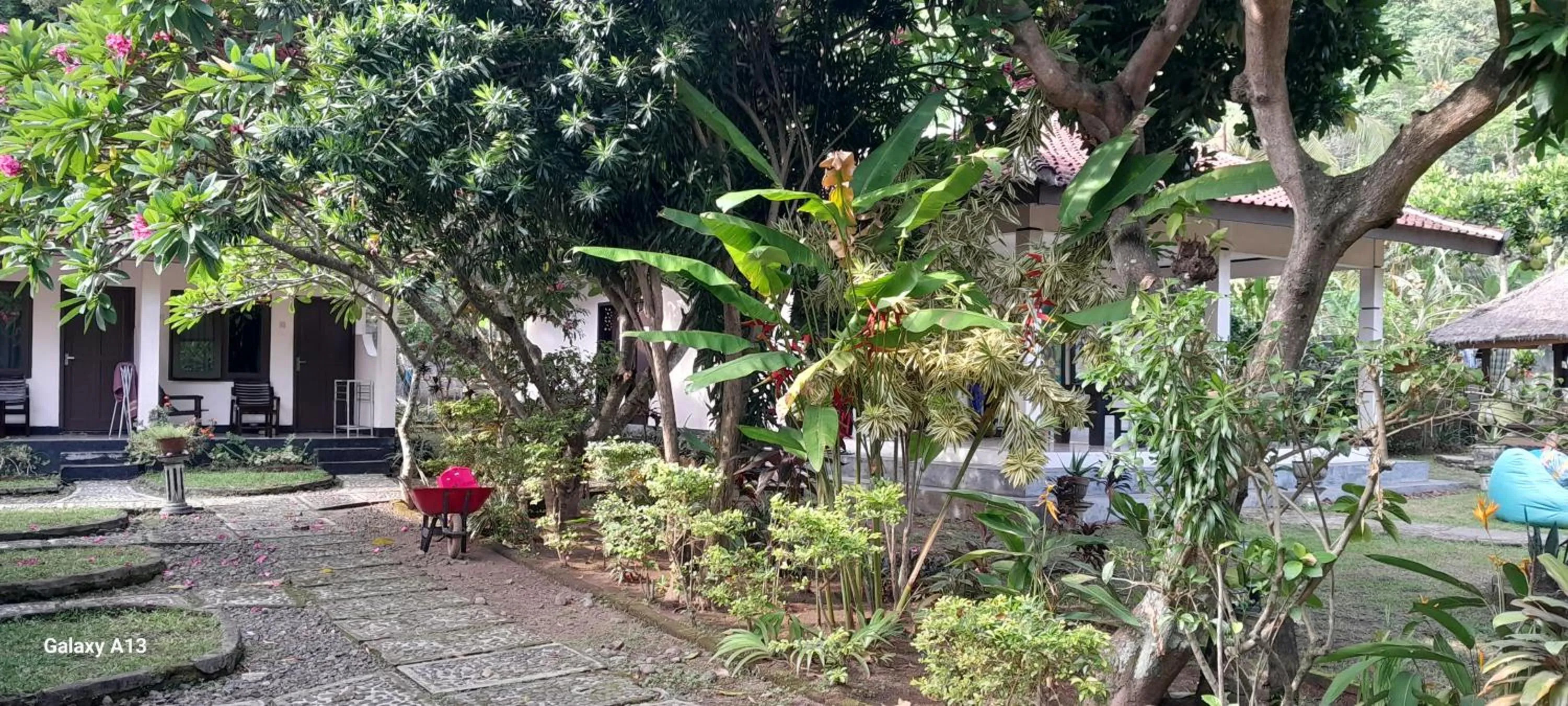 Garden in Indah Homestay and Cooking classes
