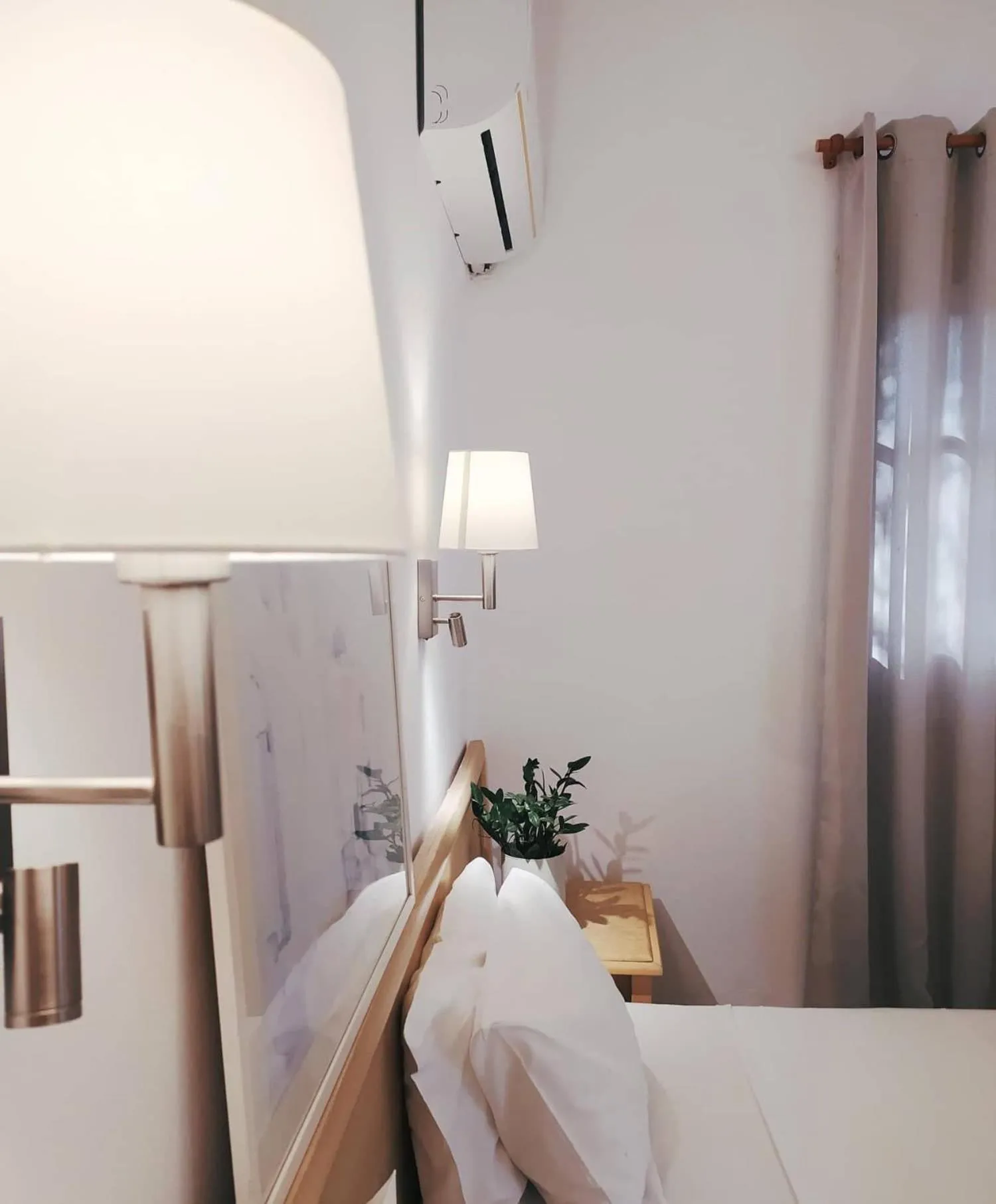 Bed in Alykes Family Resort