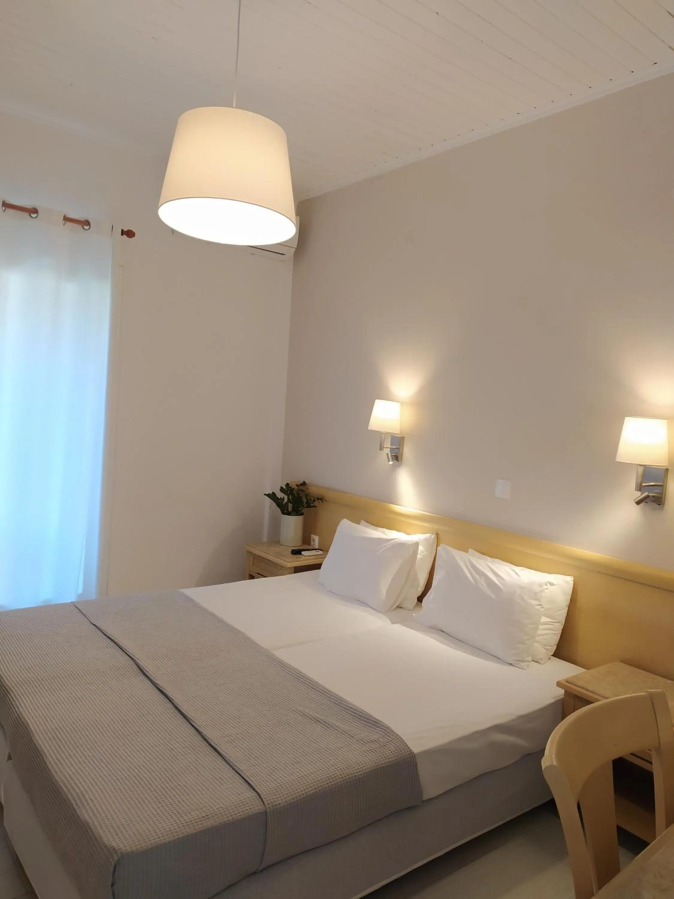 Bed in Alykes Family Resort