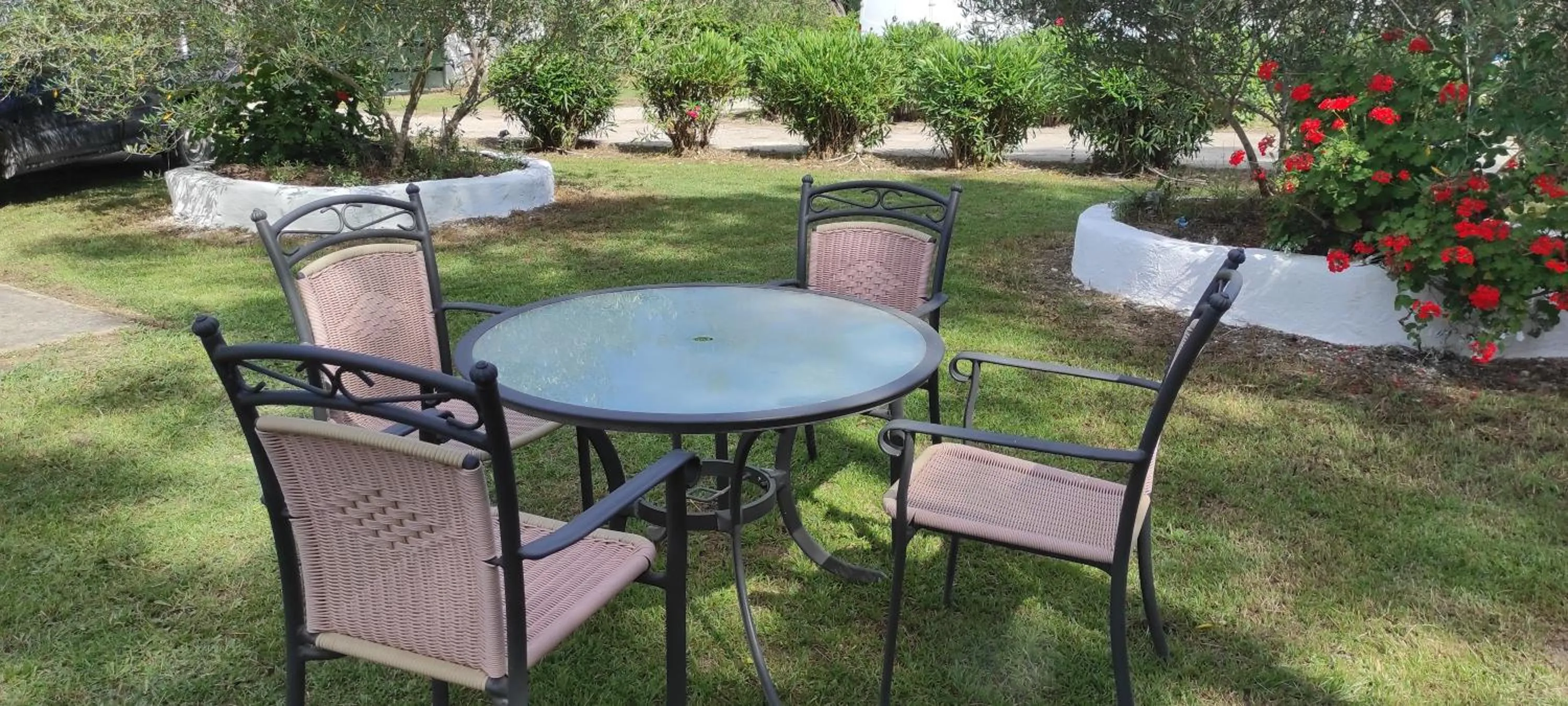 Garden in Alykes Family Resort