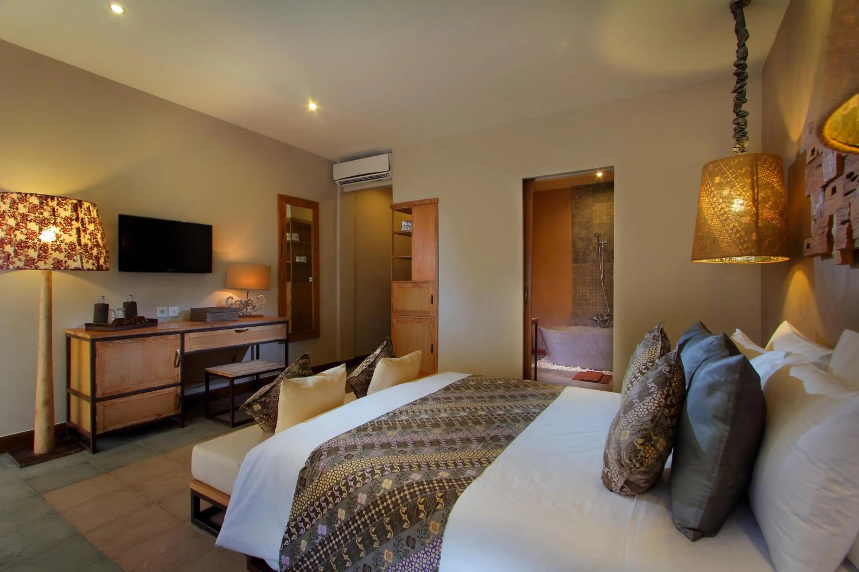 Bathroom, Bed in MATHIS Retreat Ubud