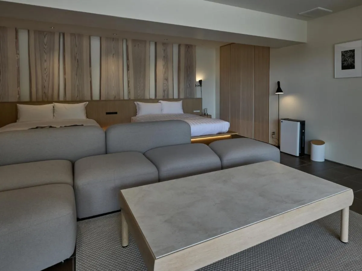 Bed in ANDO HOTEL NARA Wakakusayama -DLIGHT LIFE & HOTELS-