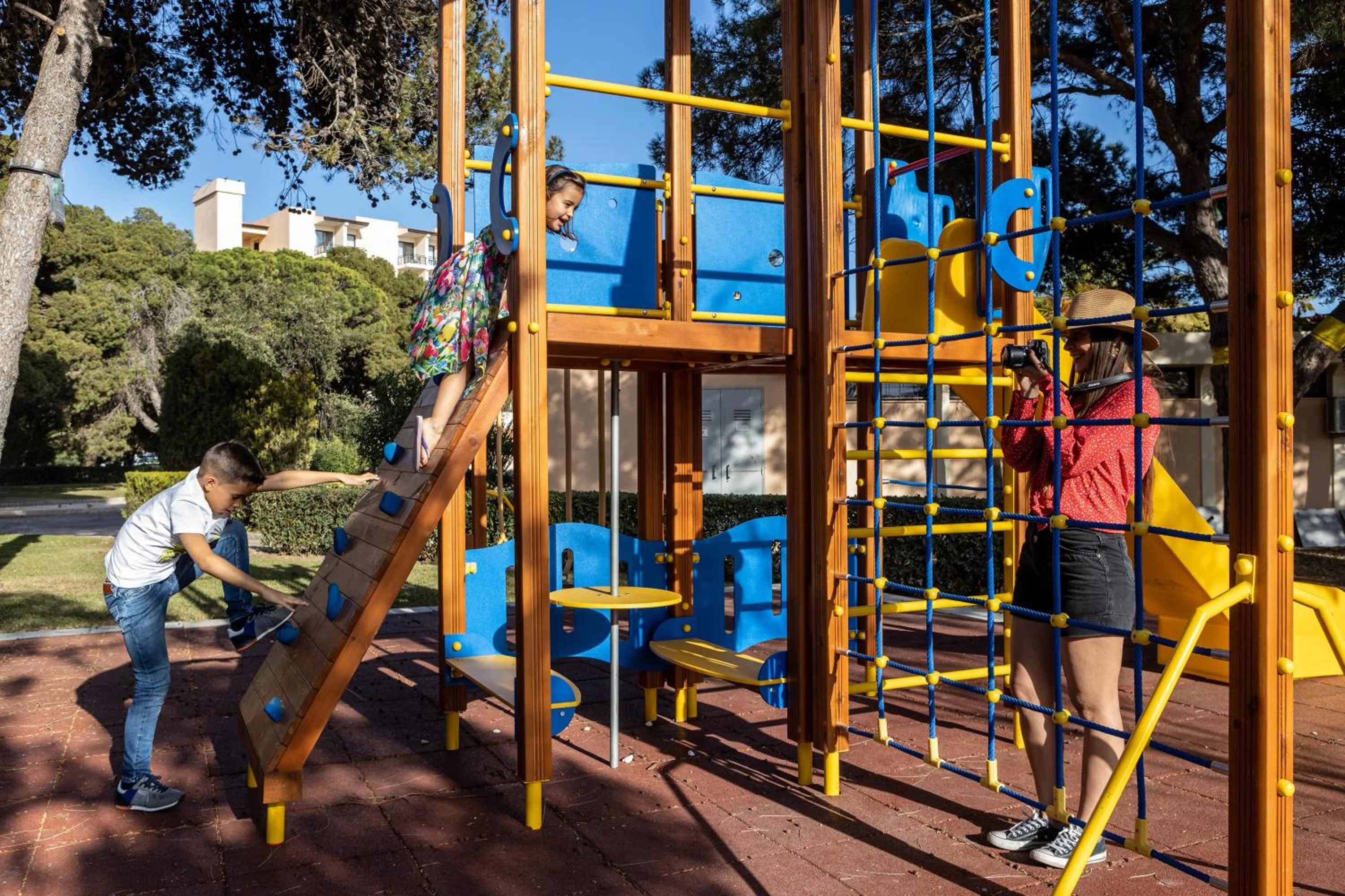 Children play ground in Pestana D. João II Beach & Golf Resort