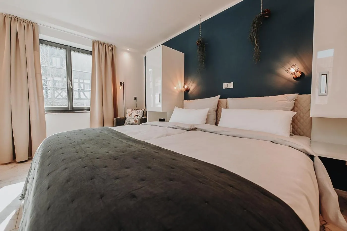 Bed in Hotel Freihof