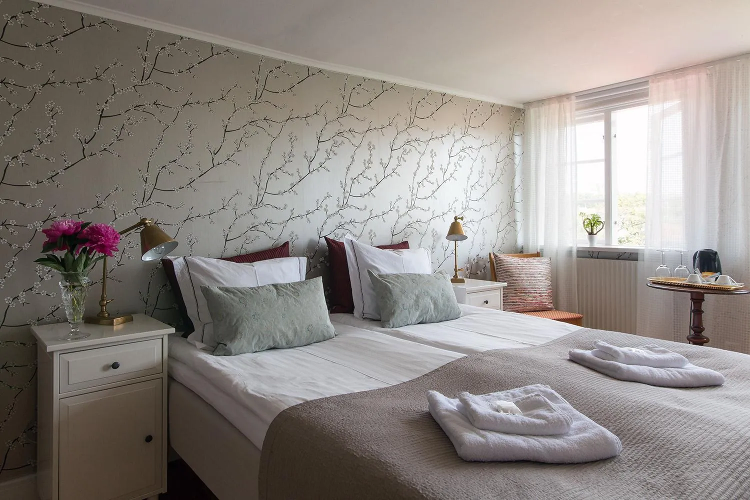 Bed in Hotell Villa Vesta