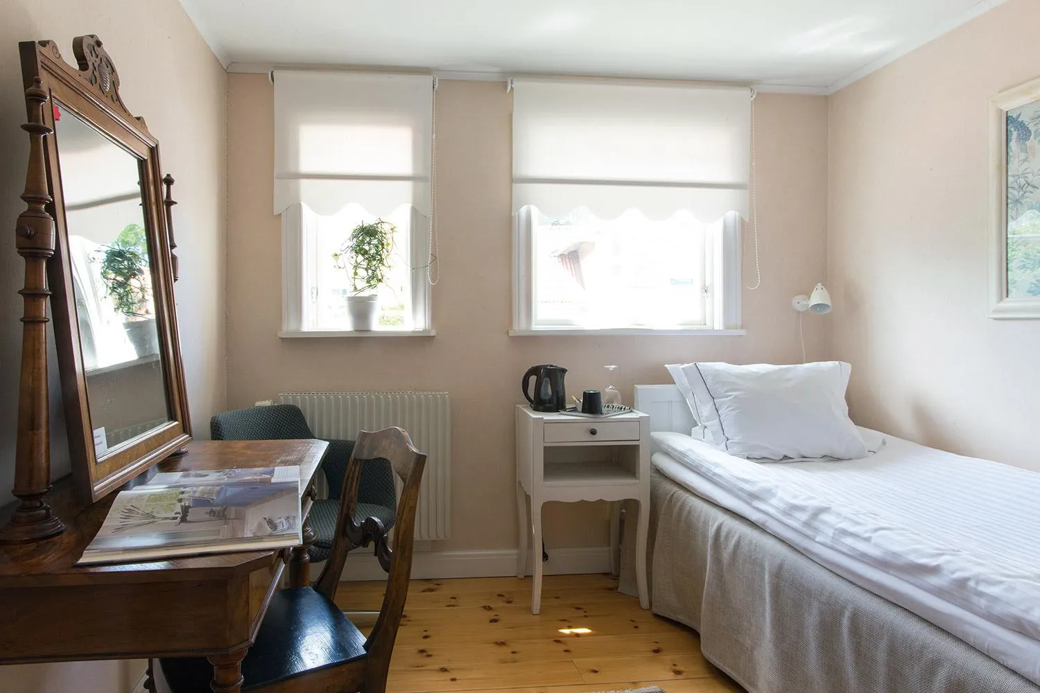 Bed in Hotell Villa Vesta