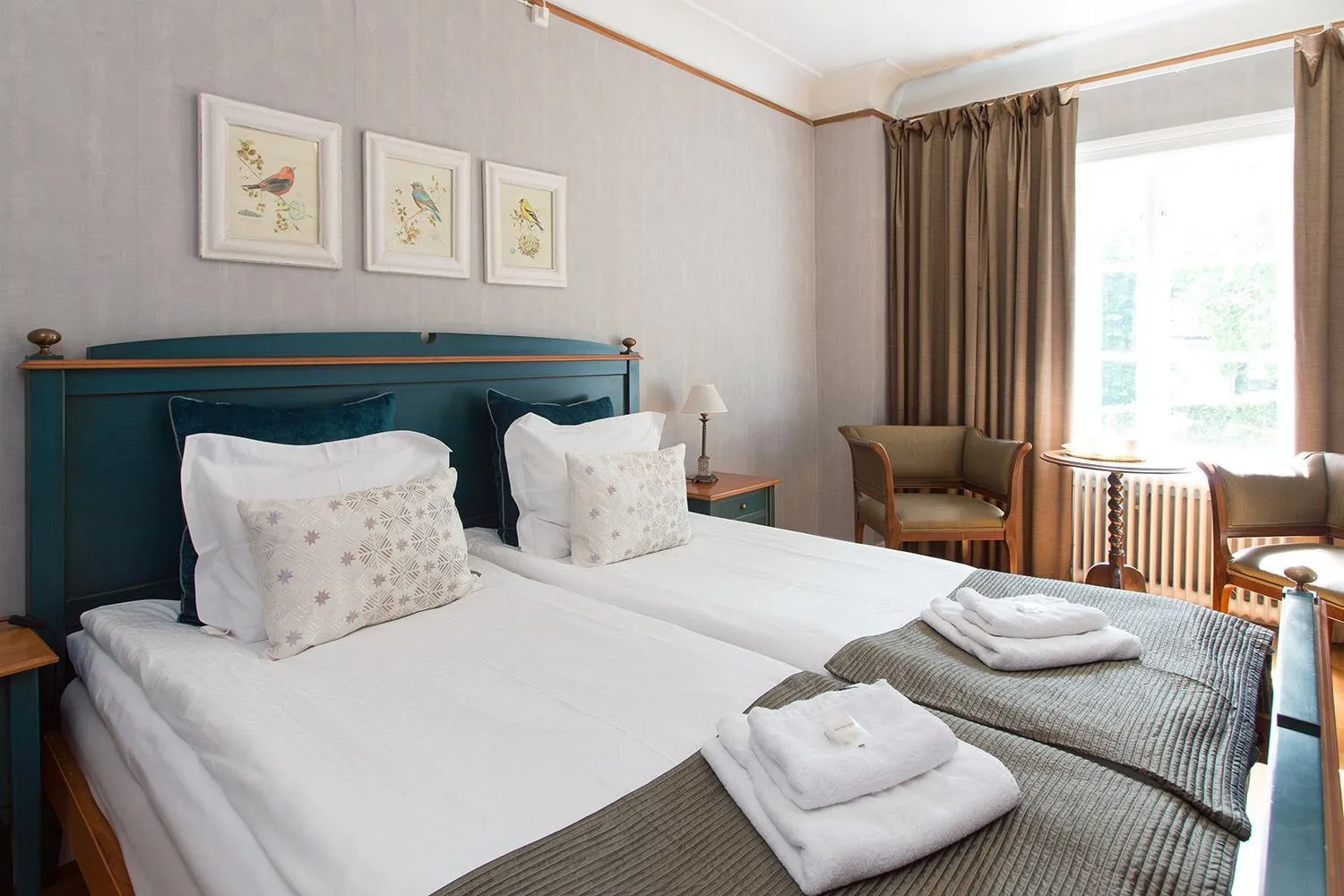 Bed in Hotell Villa Vesta