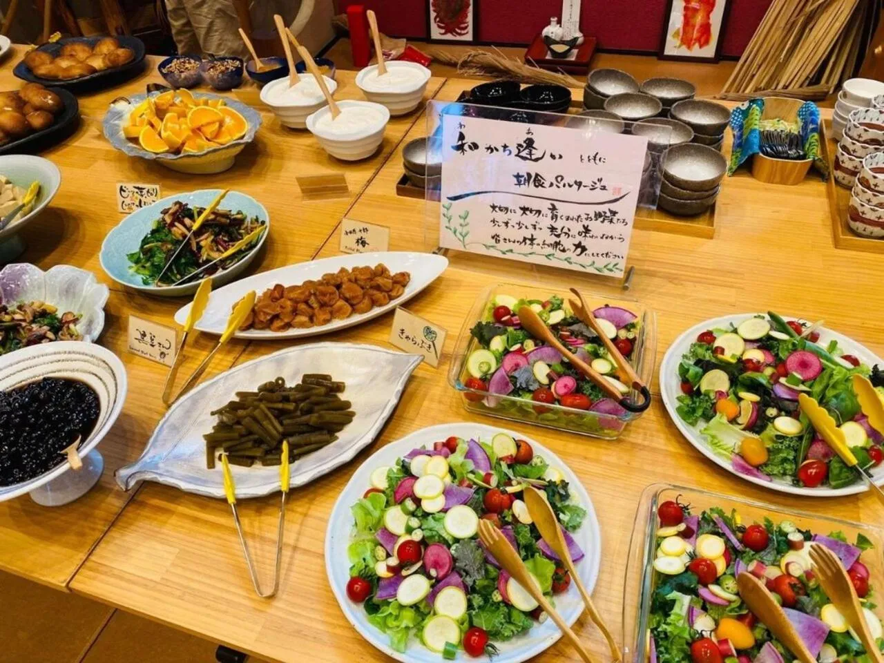 Buffet breakfast in Yugawara Retreat Goen no Mori