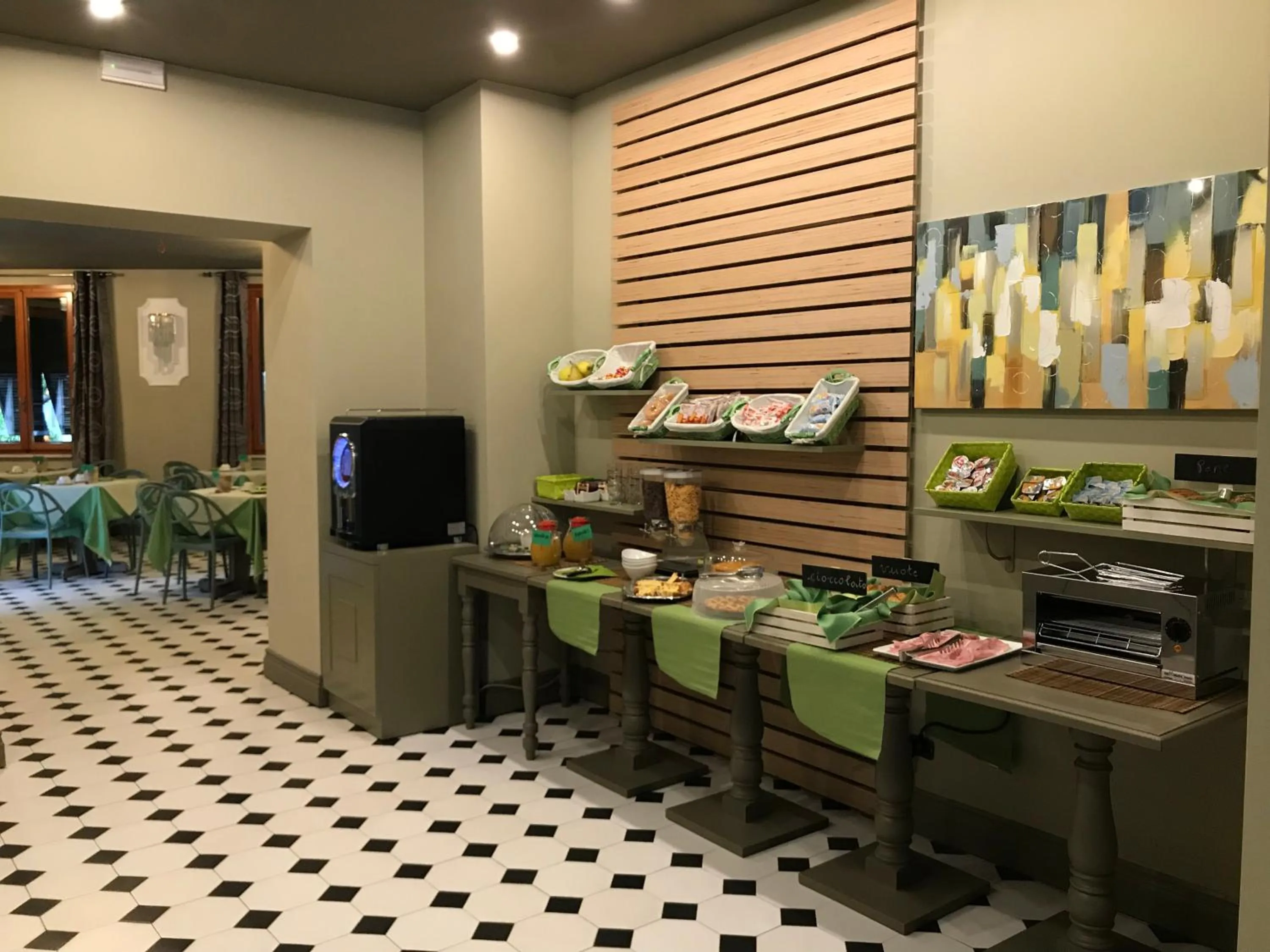 Buffet breakfast in Hotel Residence Paradiso