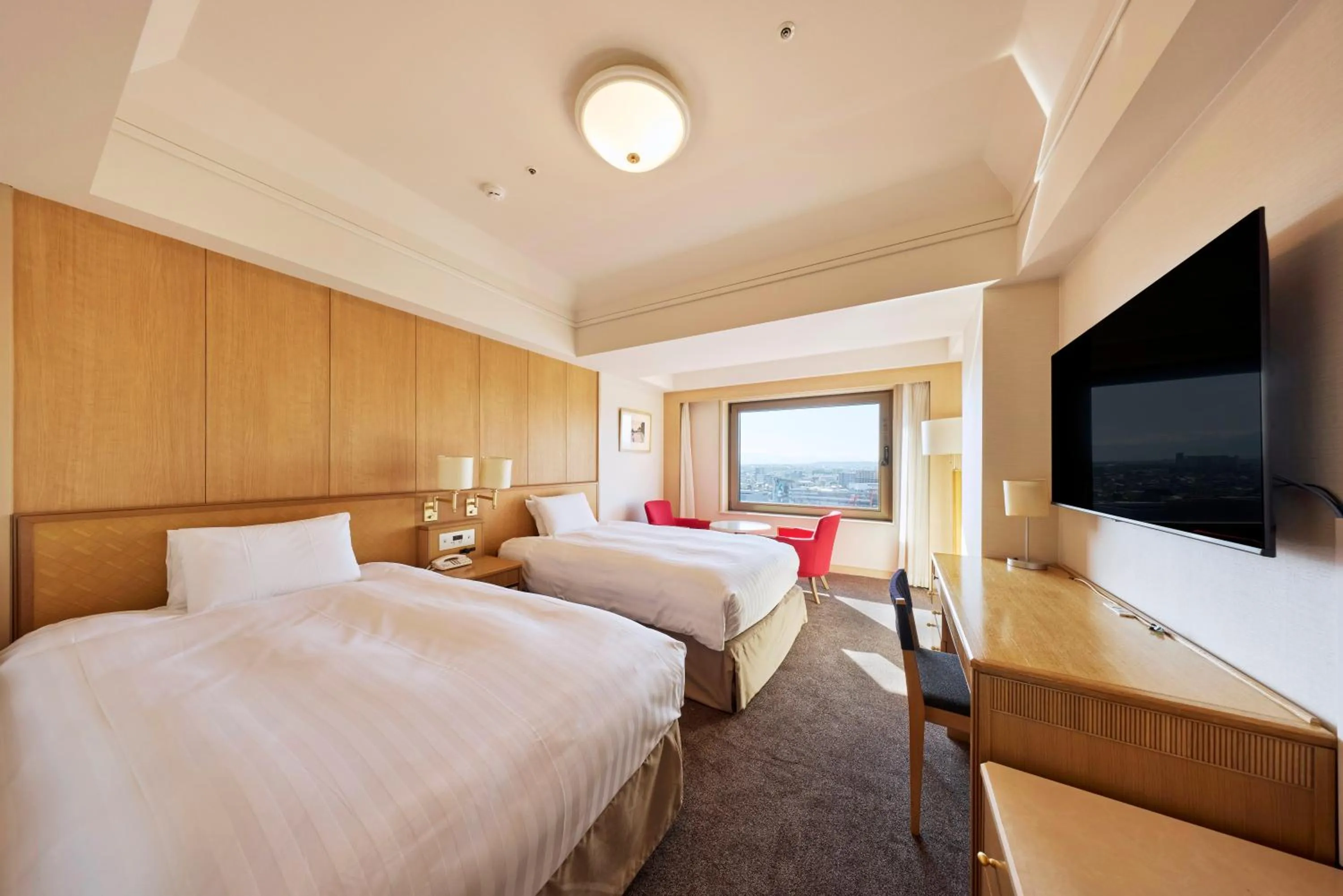 Bed in Hotel Nikko Northland Obihiro