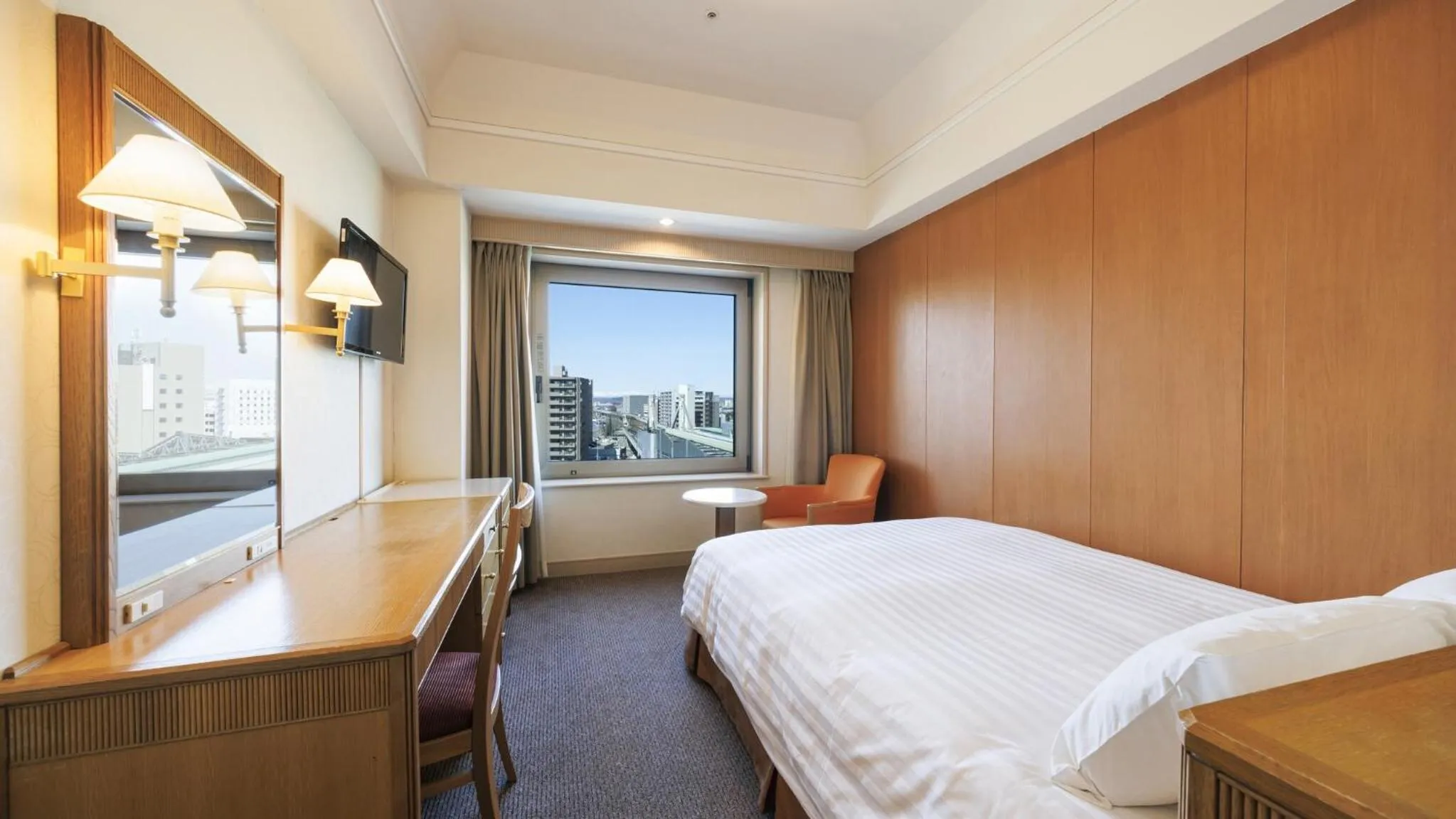 Bed in Hotel Nikko Northland Obihiro