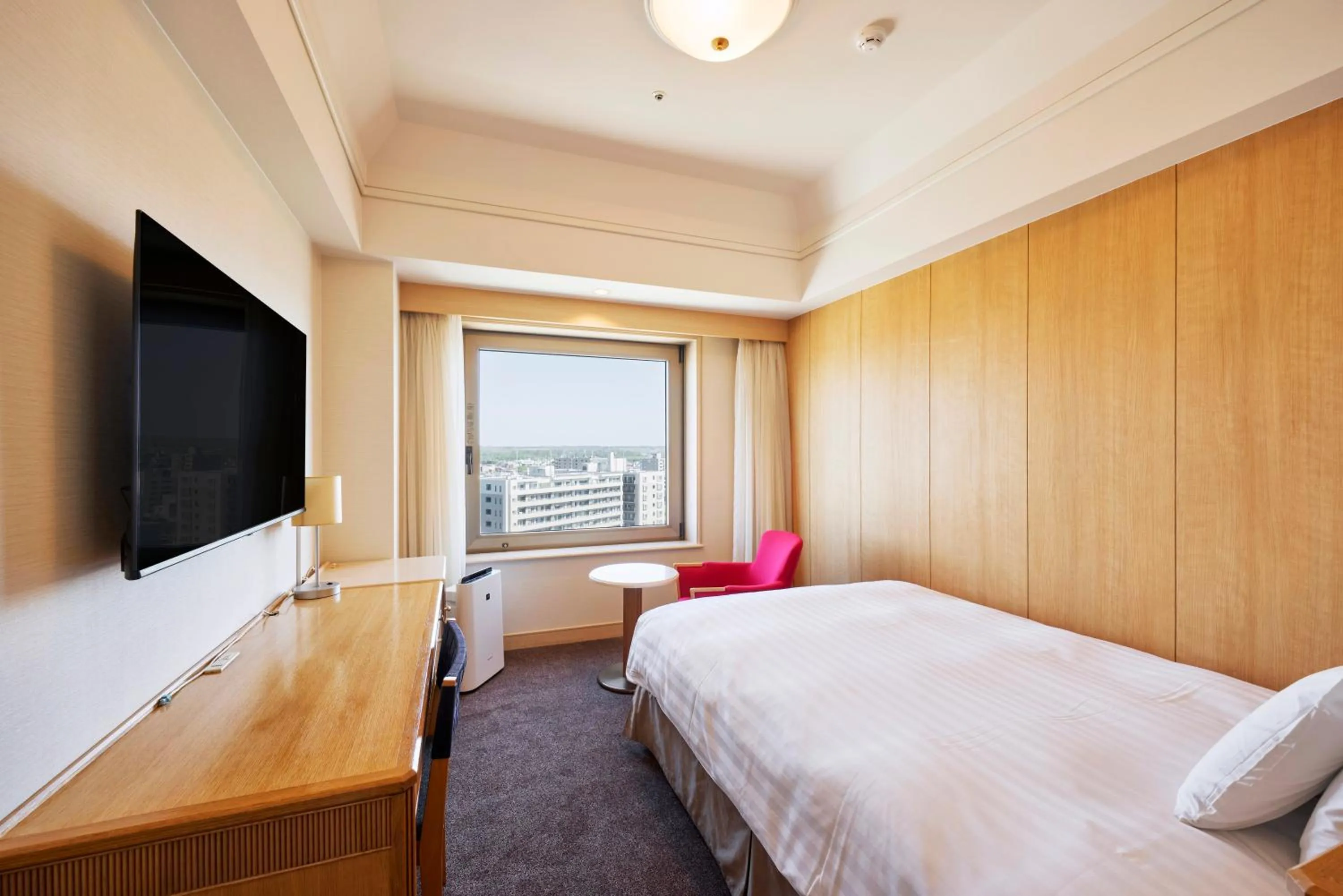 Bed in Hotel Nikko Northland Obihiro