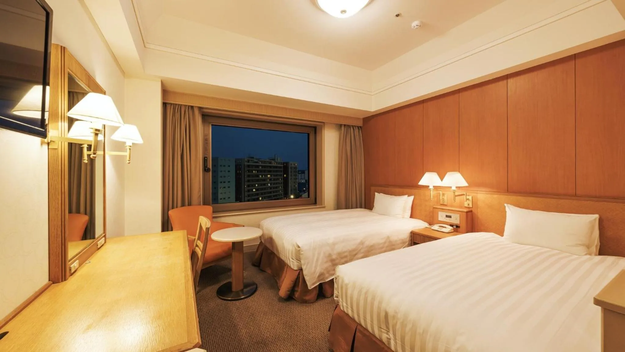 Bed in Hotel Nikko Northland Obihiro