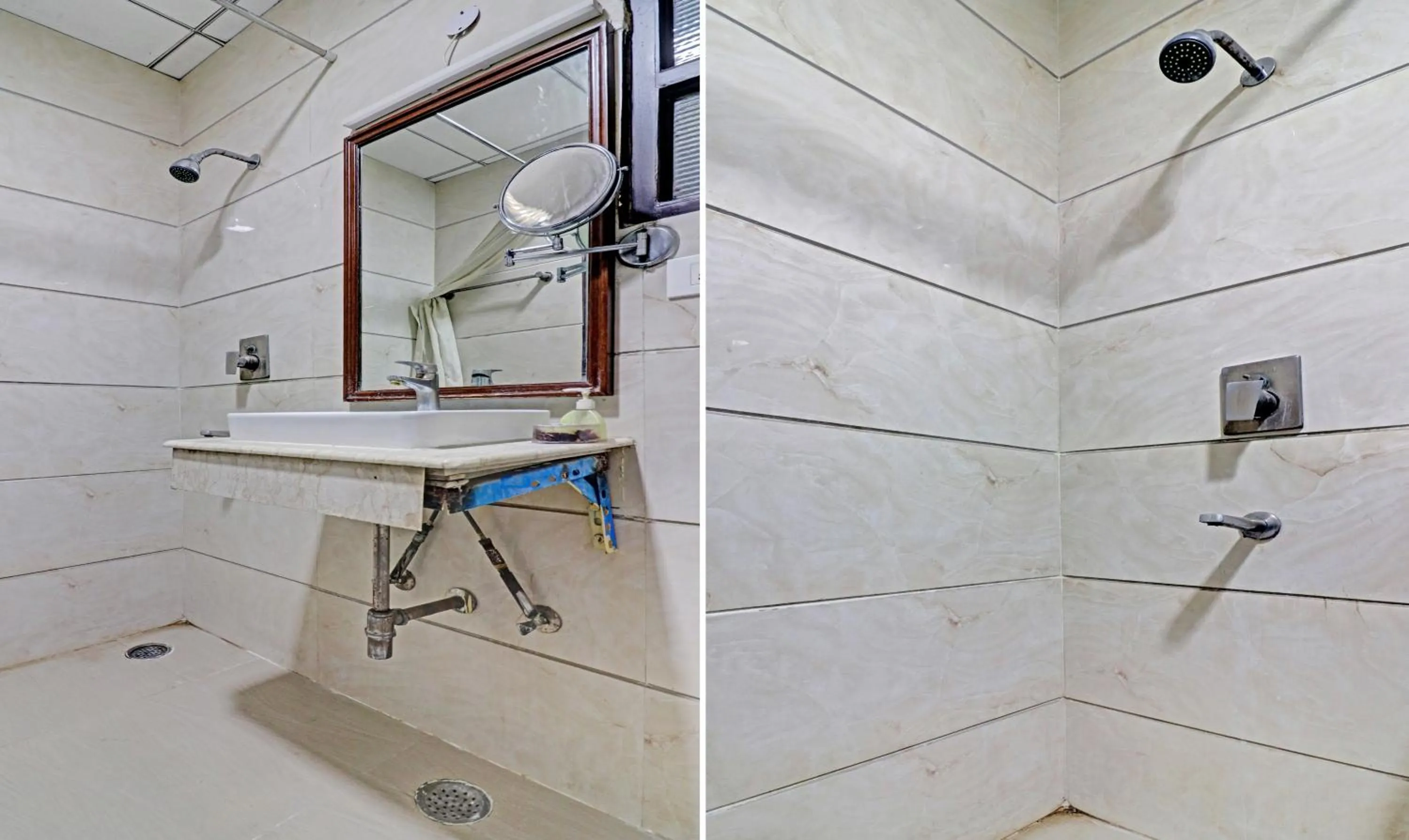 Shower in Itsy Hotels Hamlets Stay