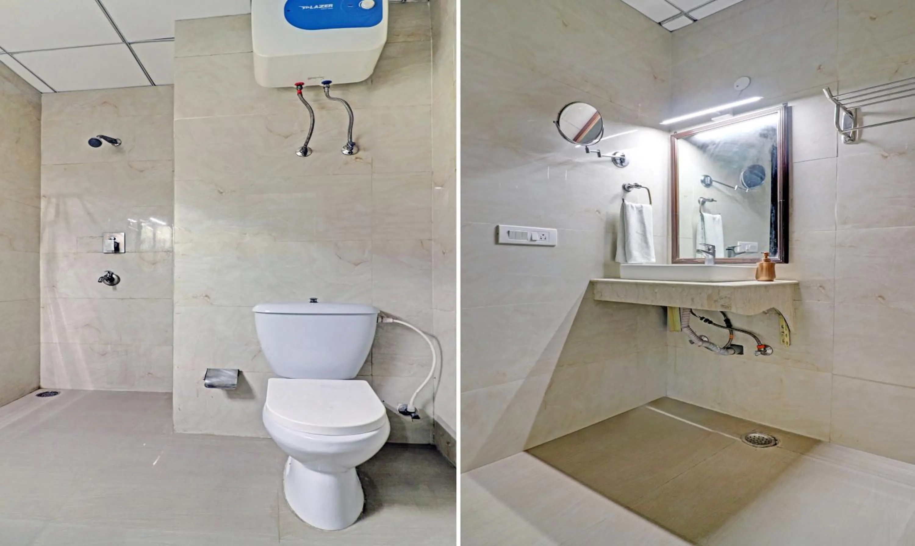 Shower in Itsy Hotels Hamlets Stay