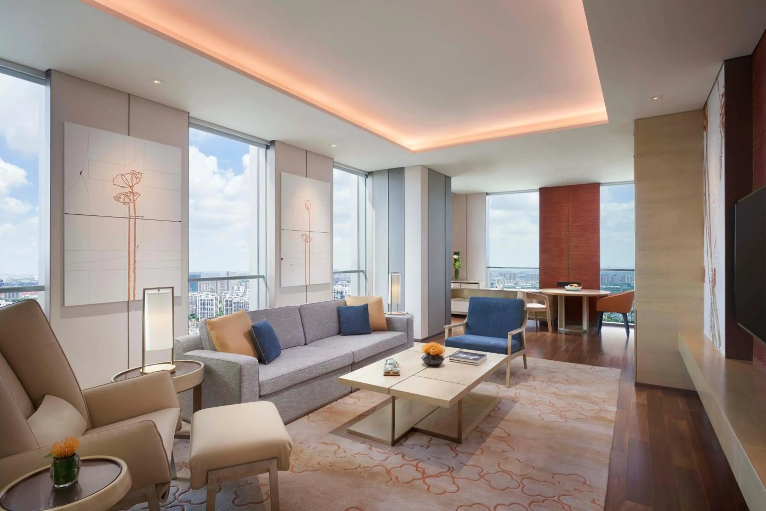 Living room in Hyatt Regency Shanghai Jiading