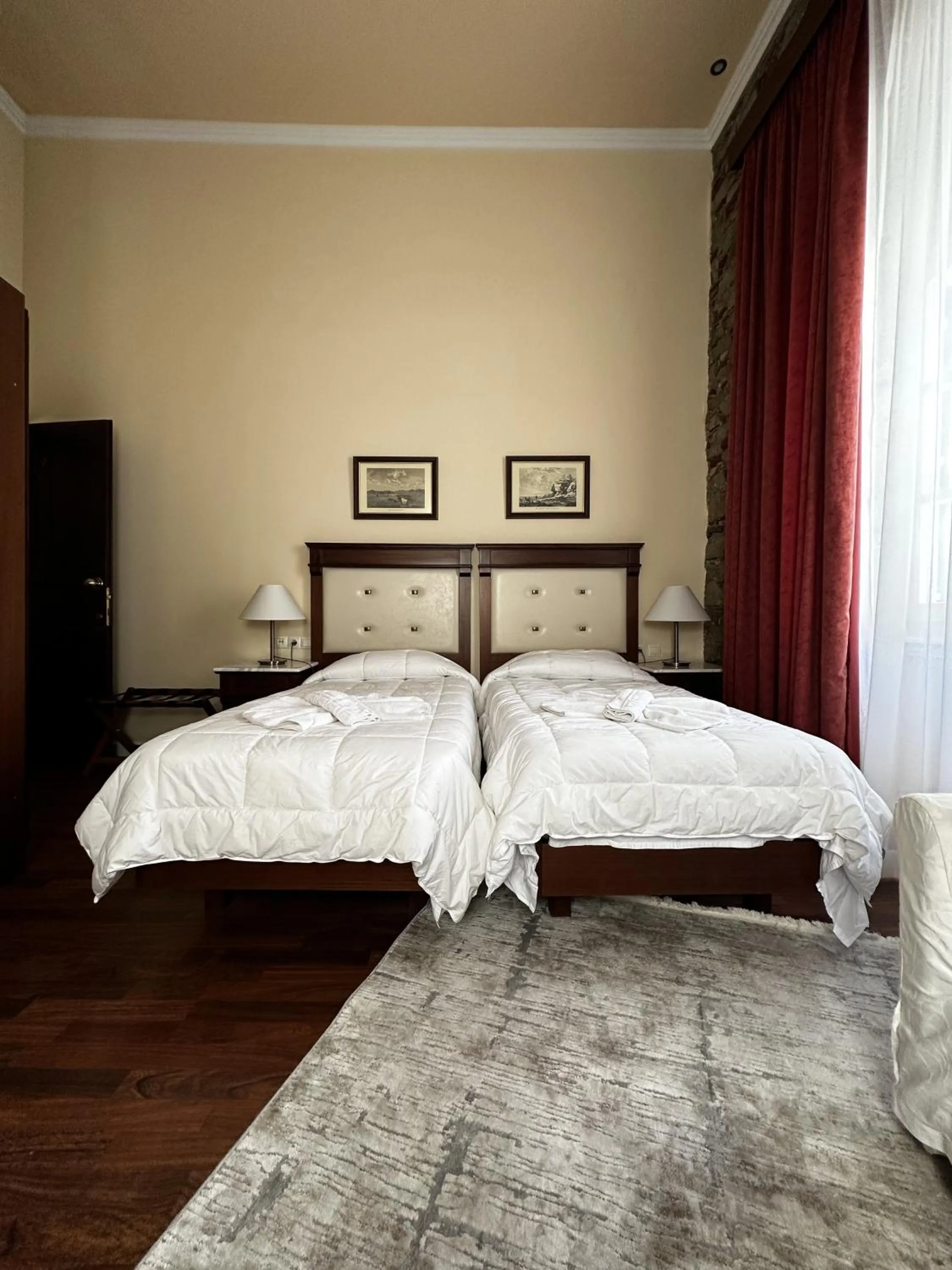 Bed in Hotel Aktaion Syros