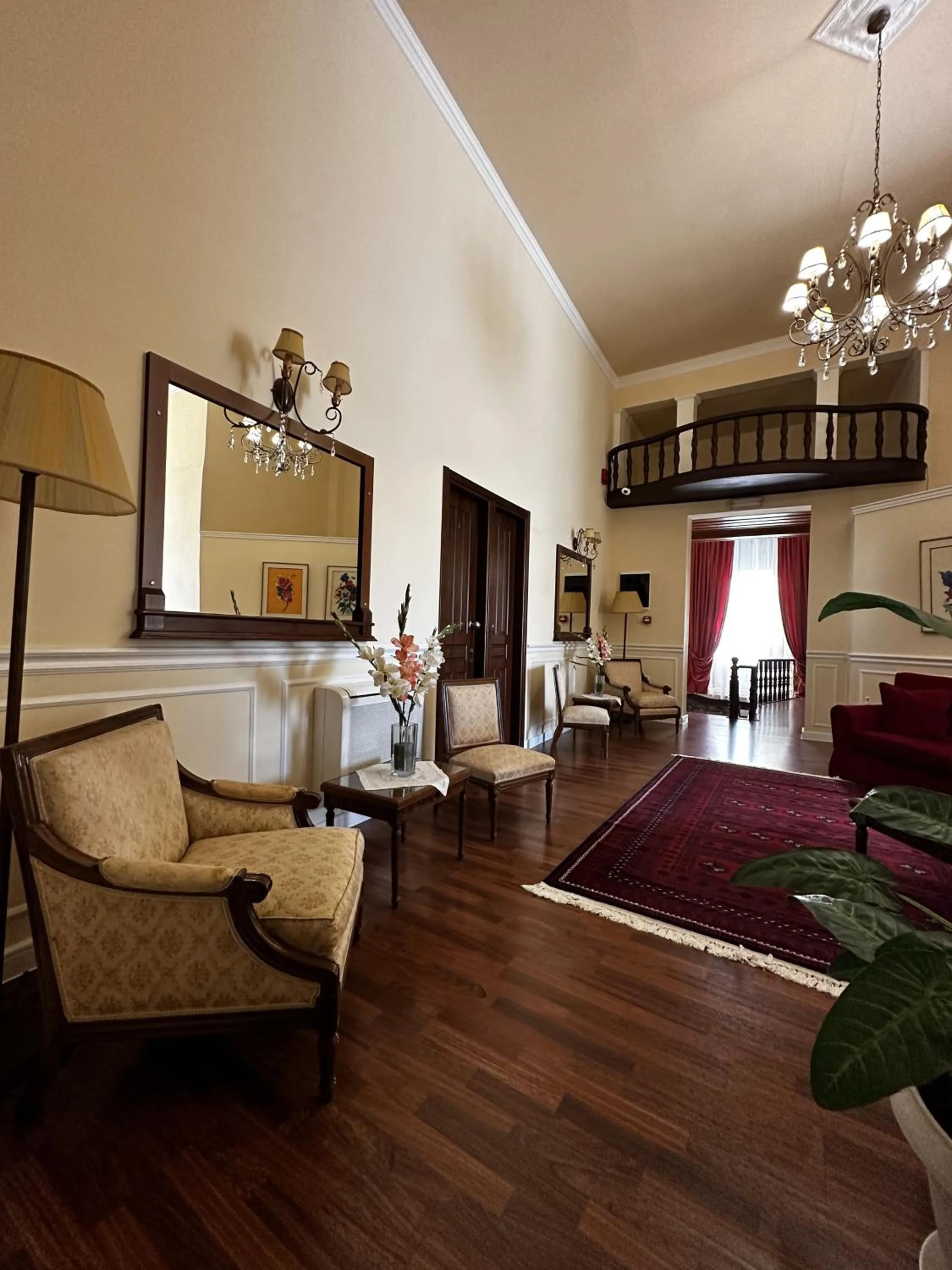 Living room in Hotel Aktaion Syros