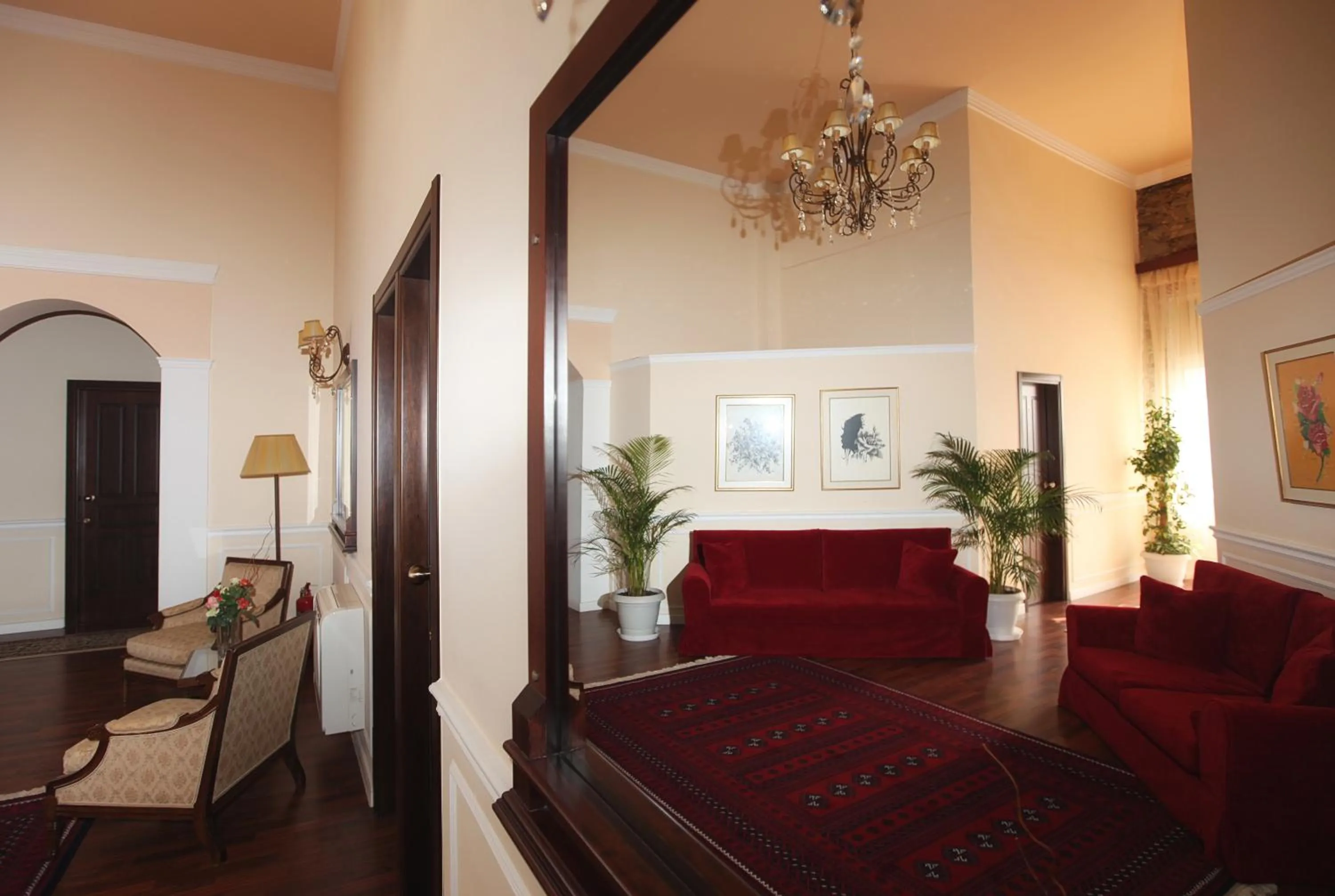 Living room in Hotel Aktaion Syros