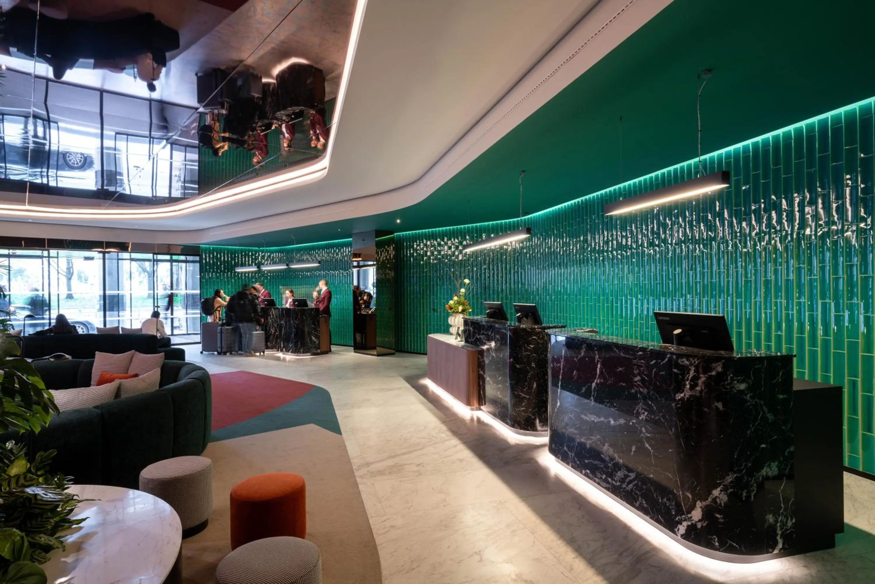 Lobby or reception in Hotel Mundial