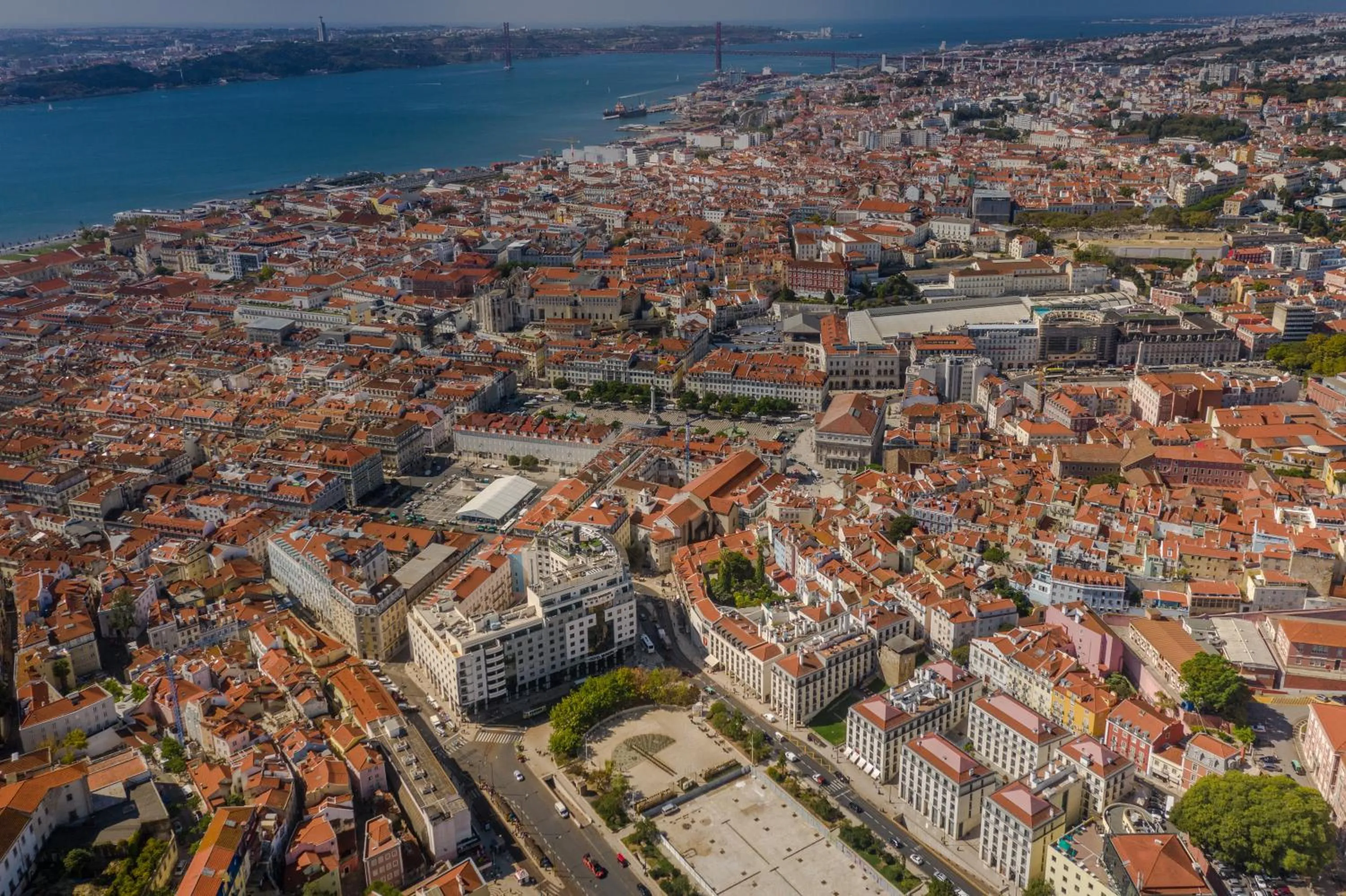 Bird's eye view in Hotel Mundial