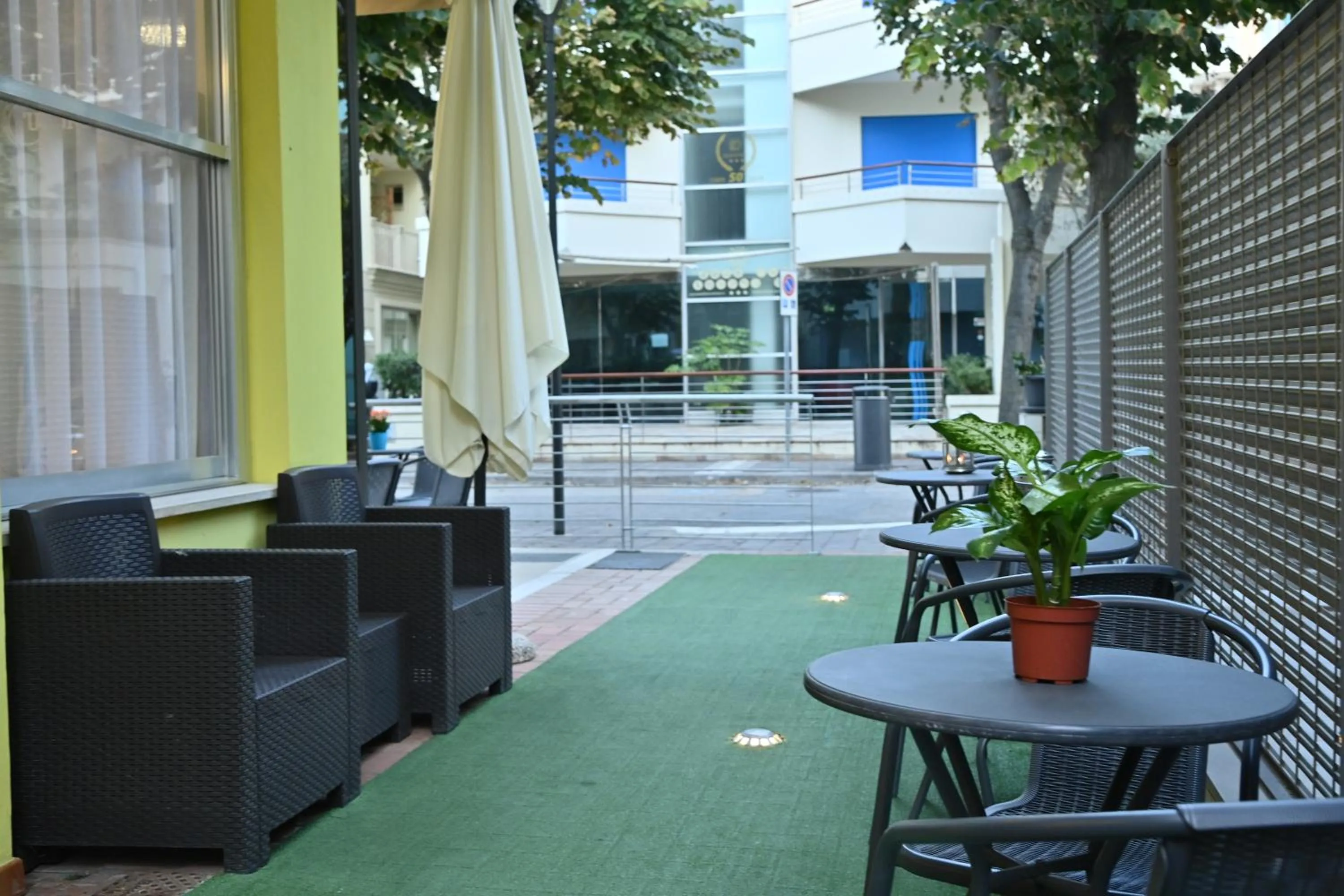 Inner courtyard view in Hotel ITALY