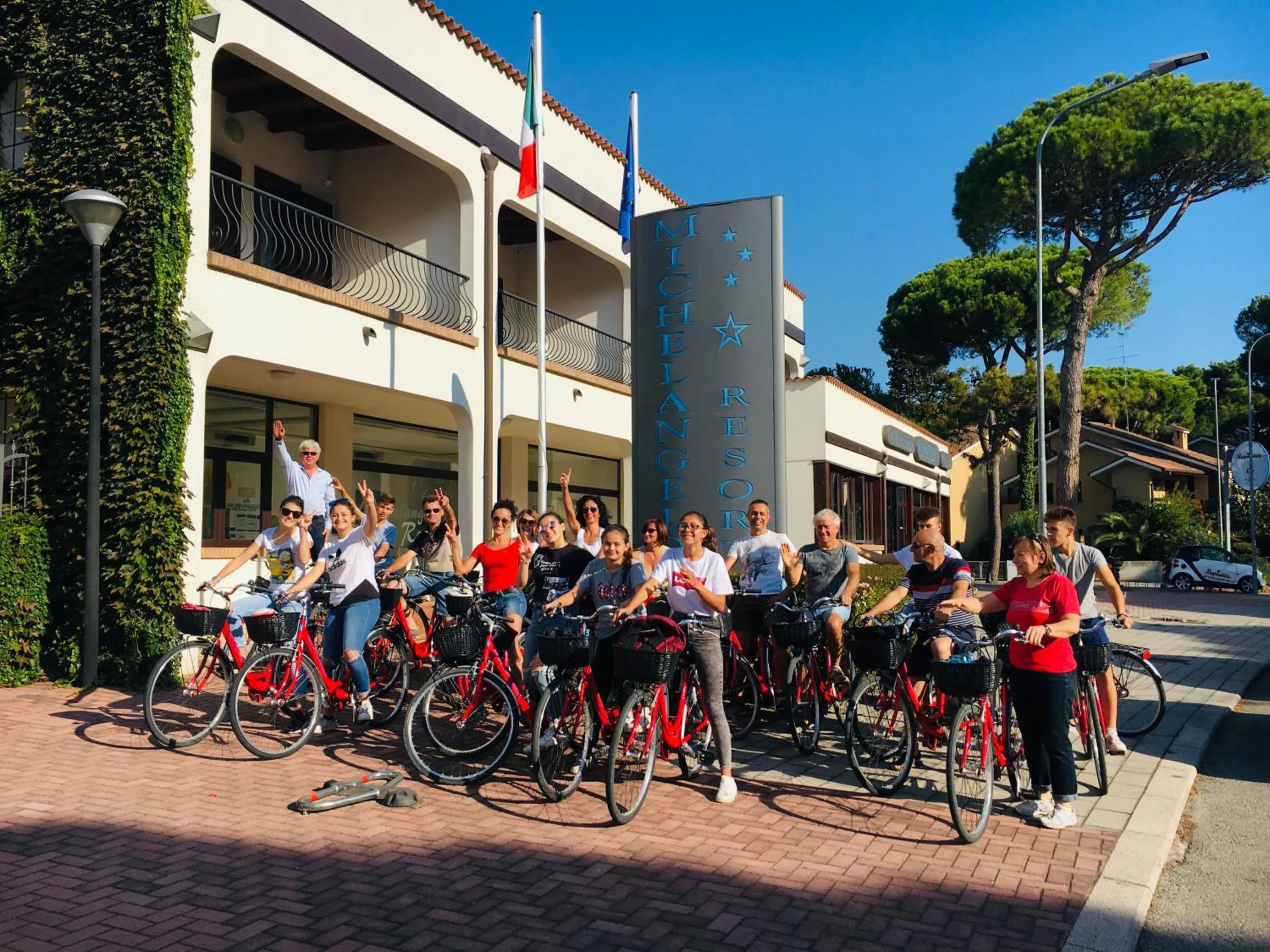 group of guests in Michelangelo Holiday & Family Resort